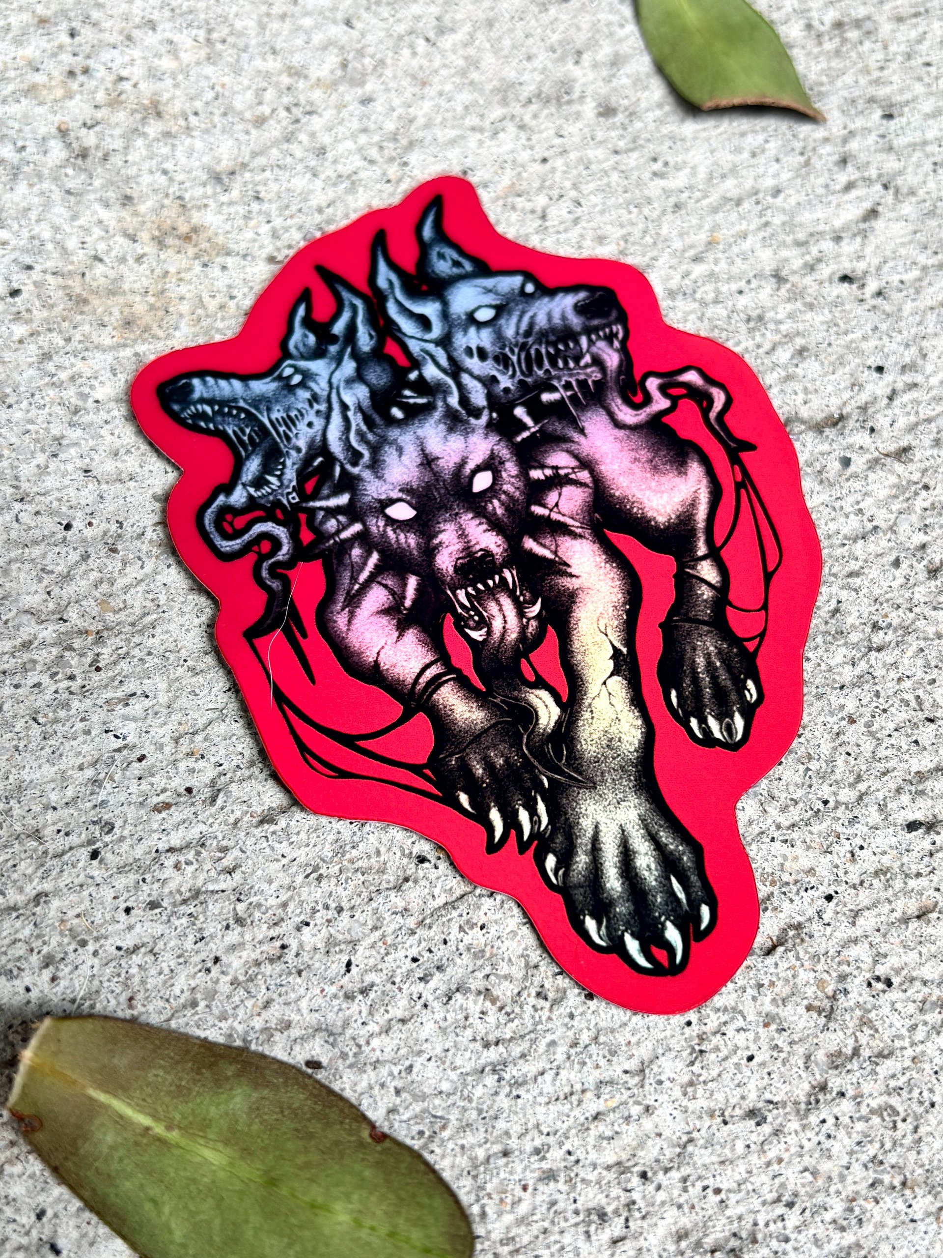 Holographic Doggo Vinyl Sticker product image (2)
