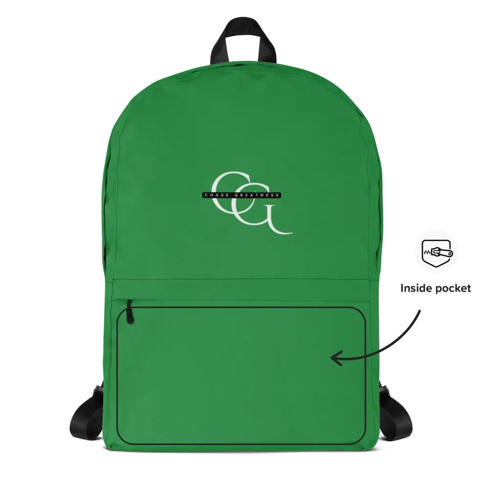 CG Youth Green Backpack product image (5)