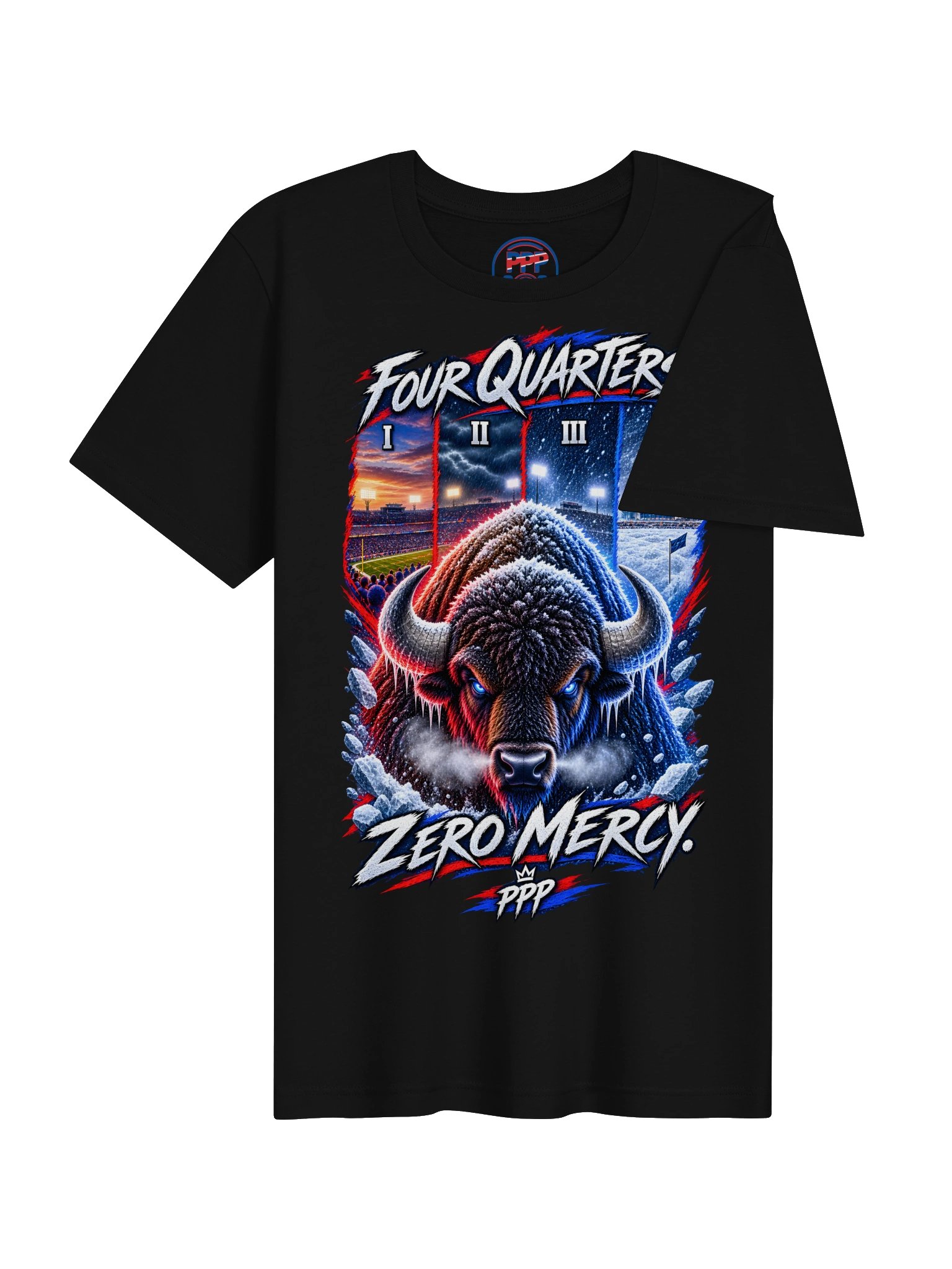 Four Quarters, Zero Mercy Buffalo Tee product image (25)
