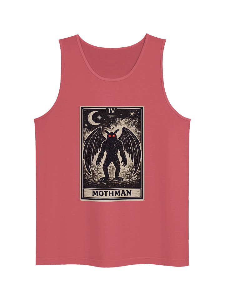 MOTHMAN- THE EMPEROR- UNISEX GARMENT DYED TANK TOP product image (11)