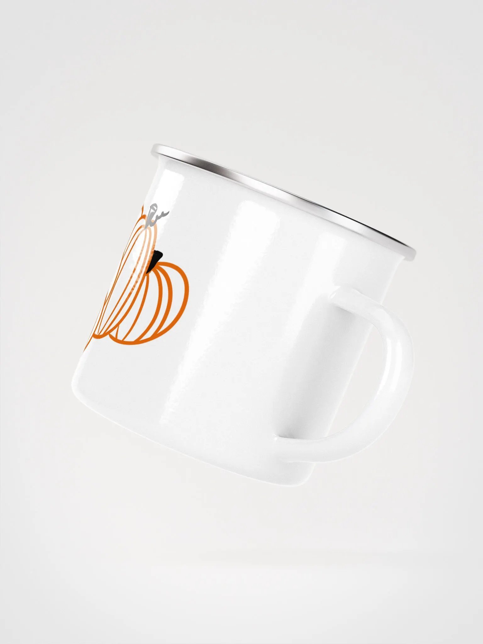 Pumpkin Patch Doodle Mug - black & orange product image (3)
