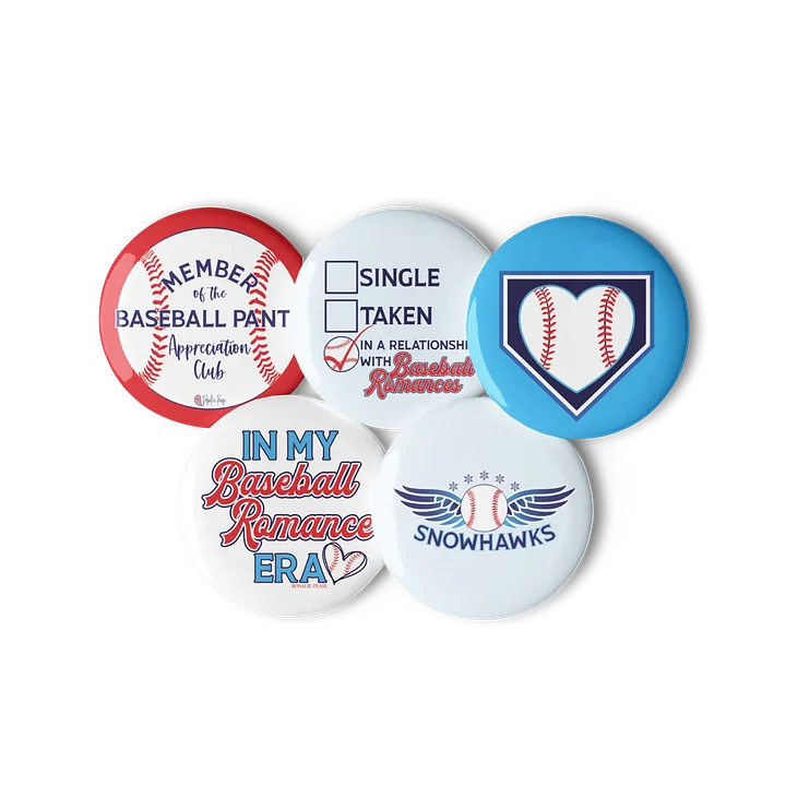 Baseball Romance Pin Set product image (2)