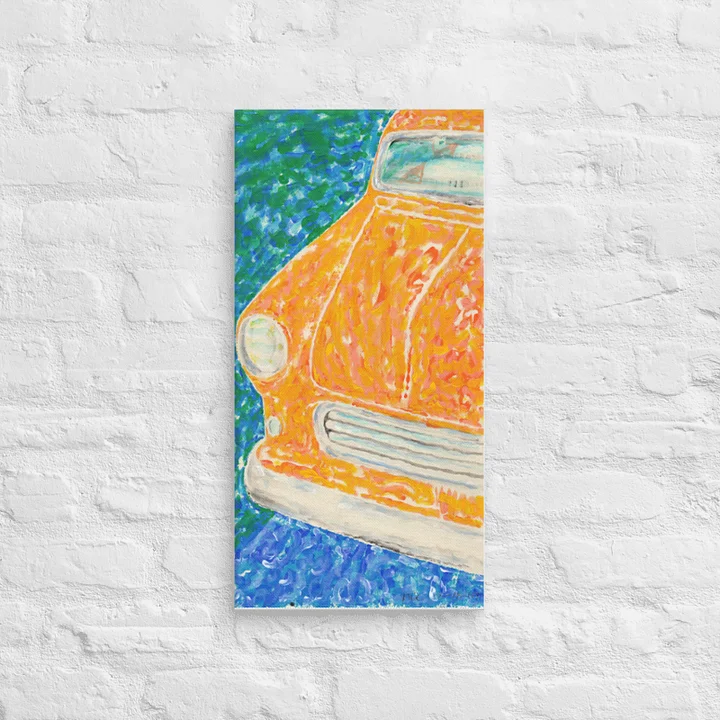 Orange Car on canvas (2007) product image (2)