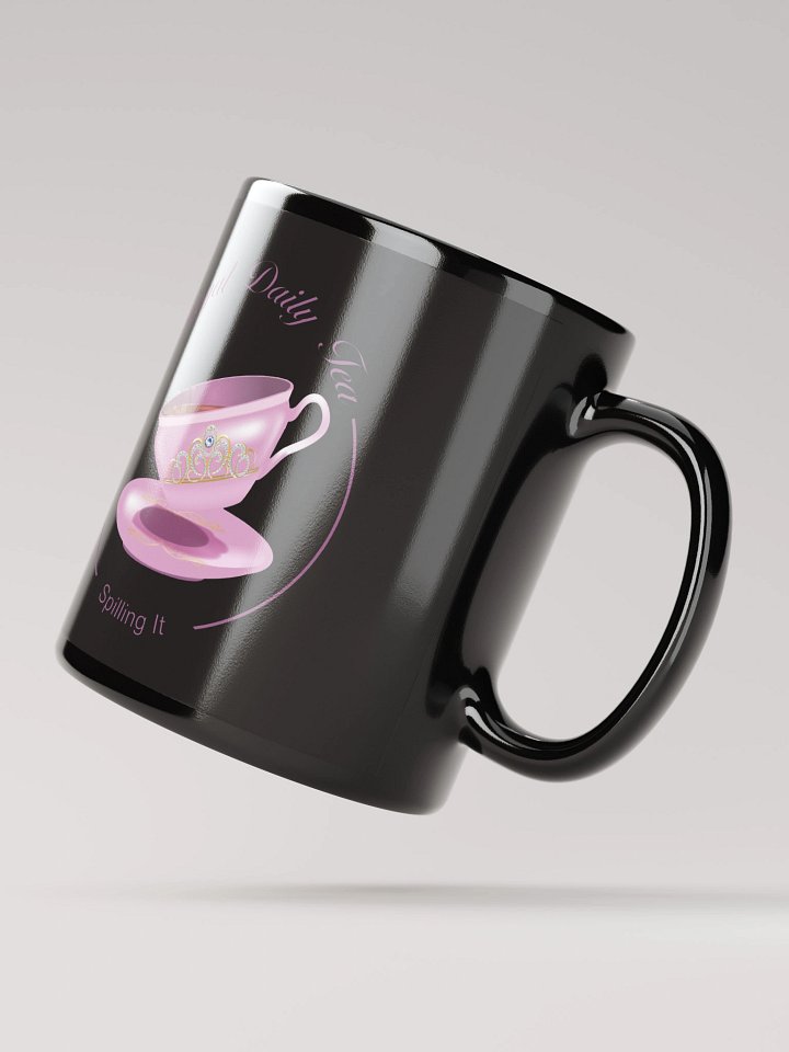 Royal Daily Tea Logo Mug-Black product image (3)