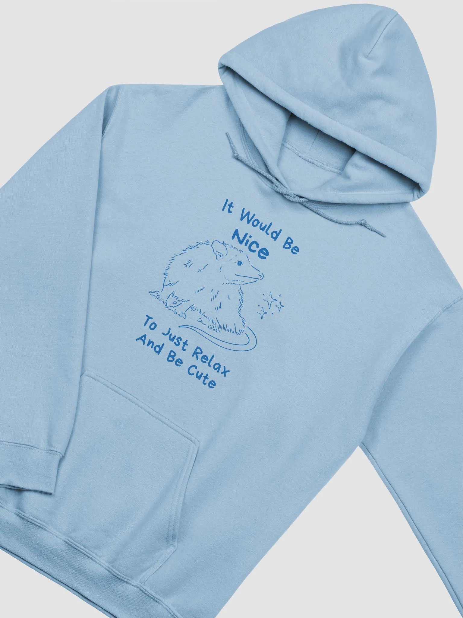 It would be nice to just relax and be cute Hoodie product image (2)