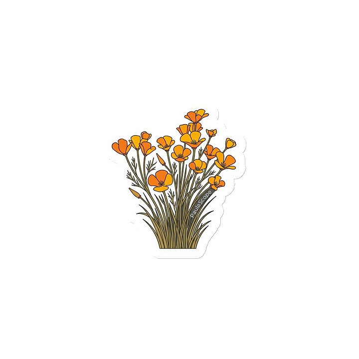 California Golden Poppy Magnet (die-cut) product image (2)