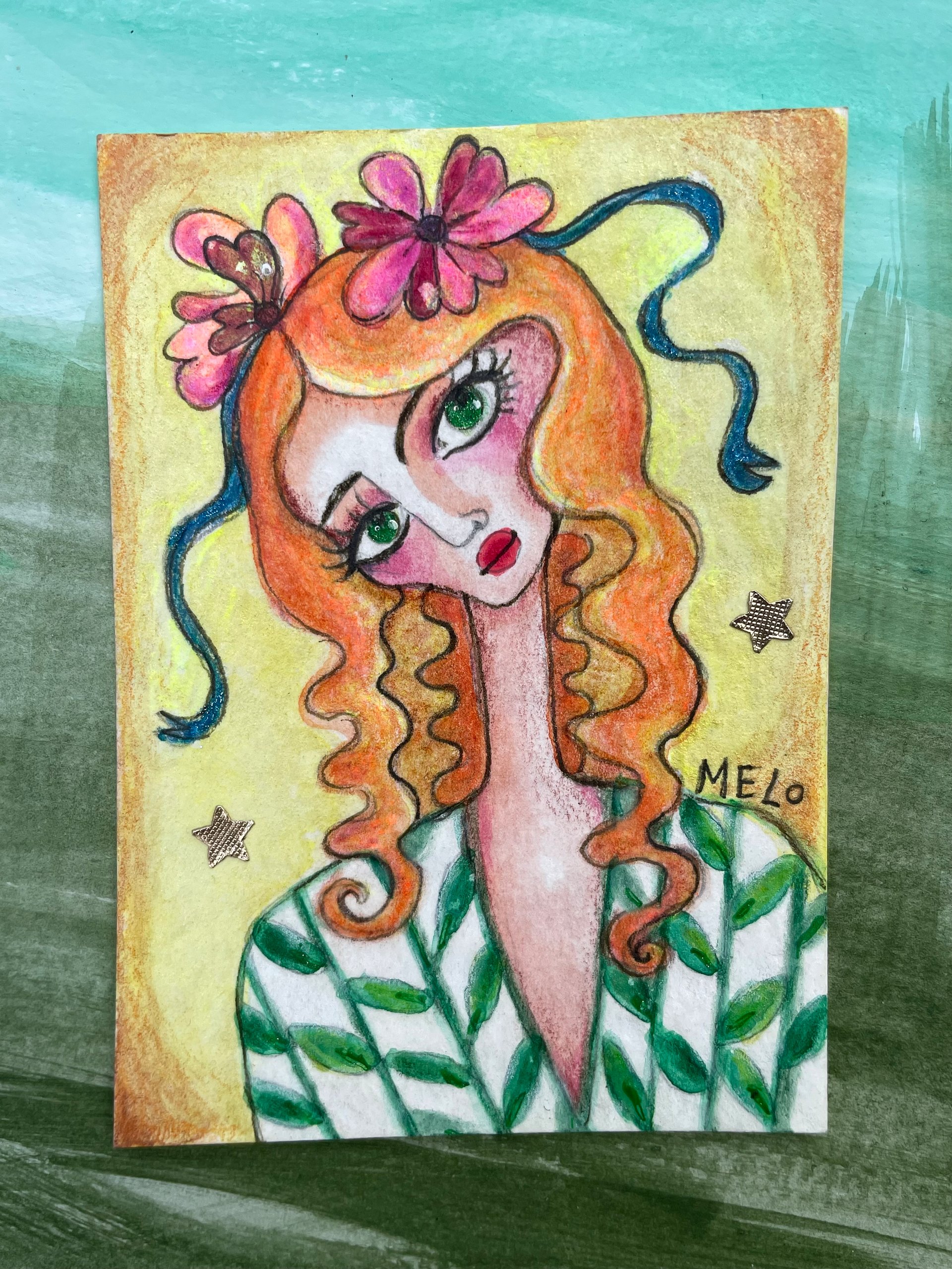 Ginger Beauty Woman Painting product image (1)