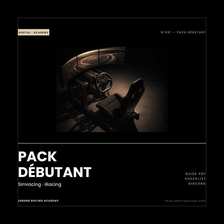 Pack Simracing Débutant – JOBARD Racing Academy product image (1)
