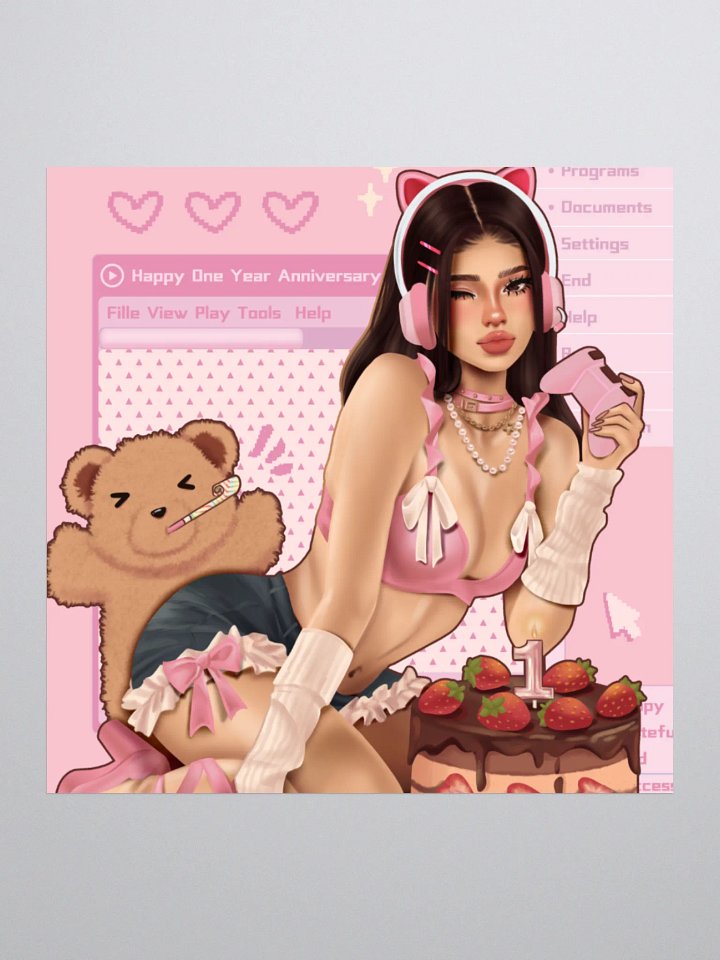 One year anniversary Sticker <3 product image (1)