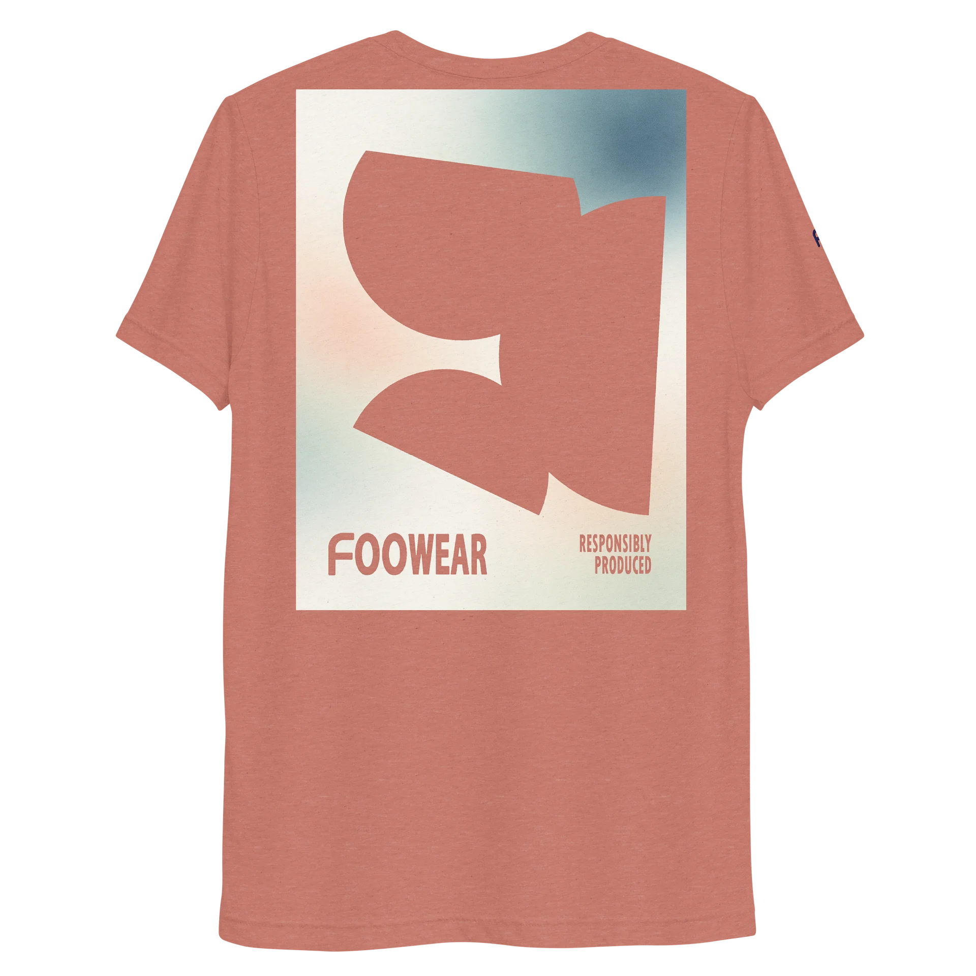 Embroidered Monogram T-Shirt in Mauve Red with Backprint product image (10)