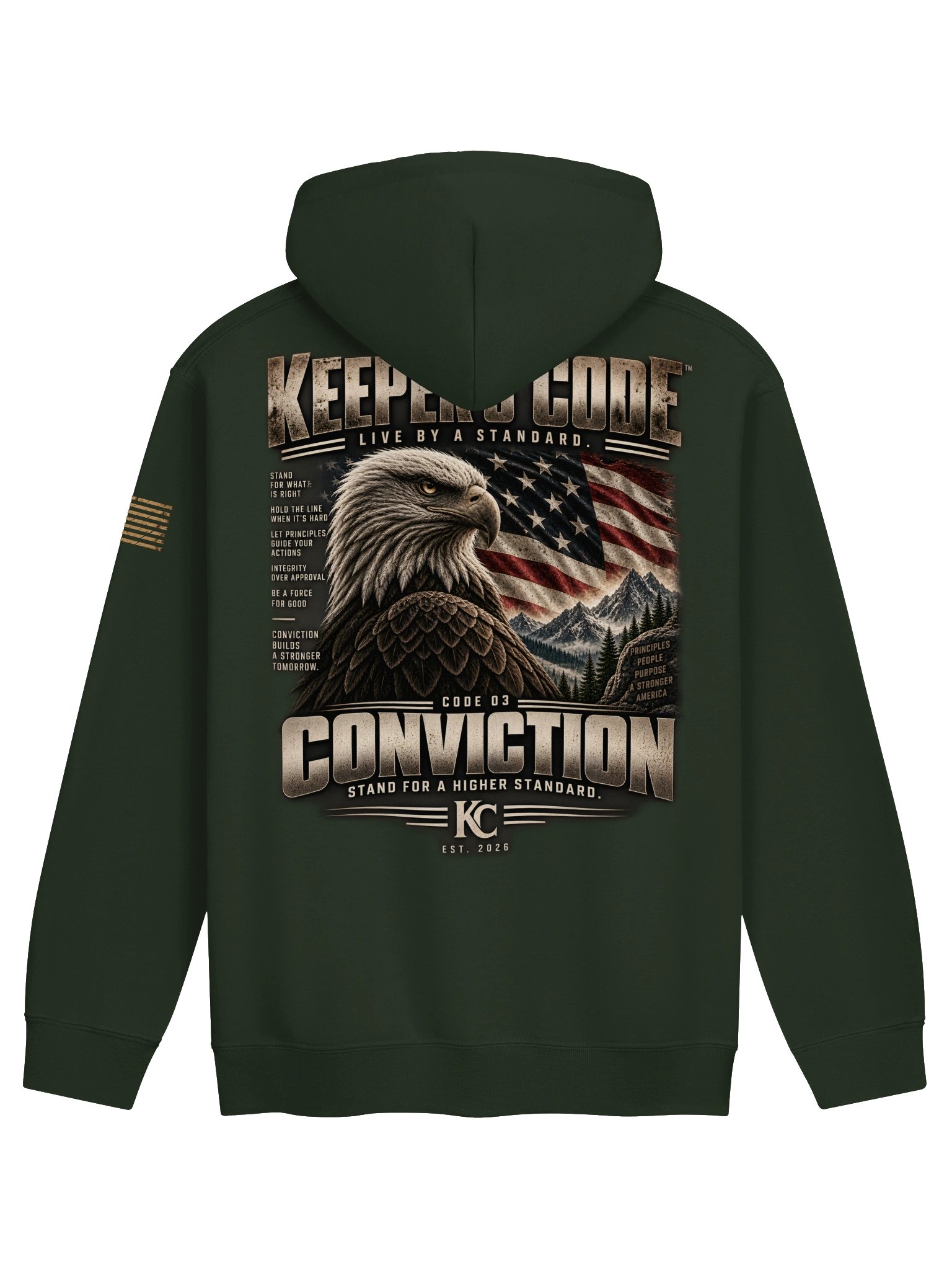 Keeper’s Code™ Women’s CODE 03 Conviction Eagle Hoodie product image (4)