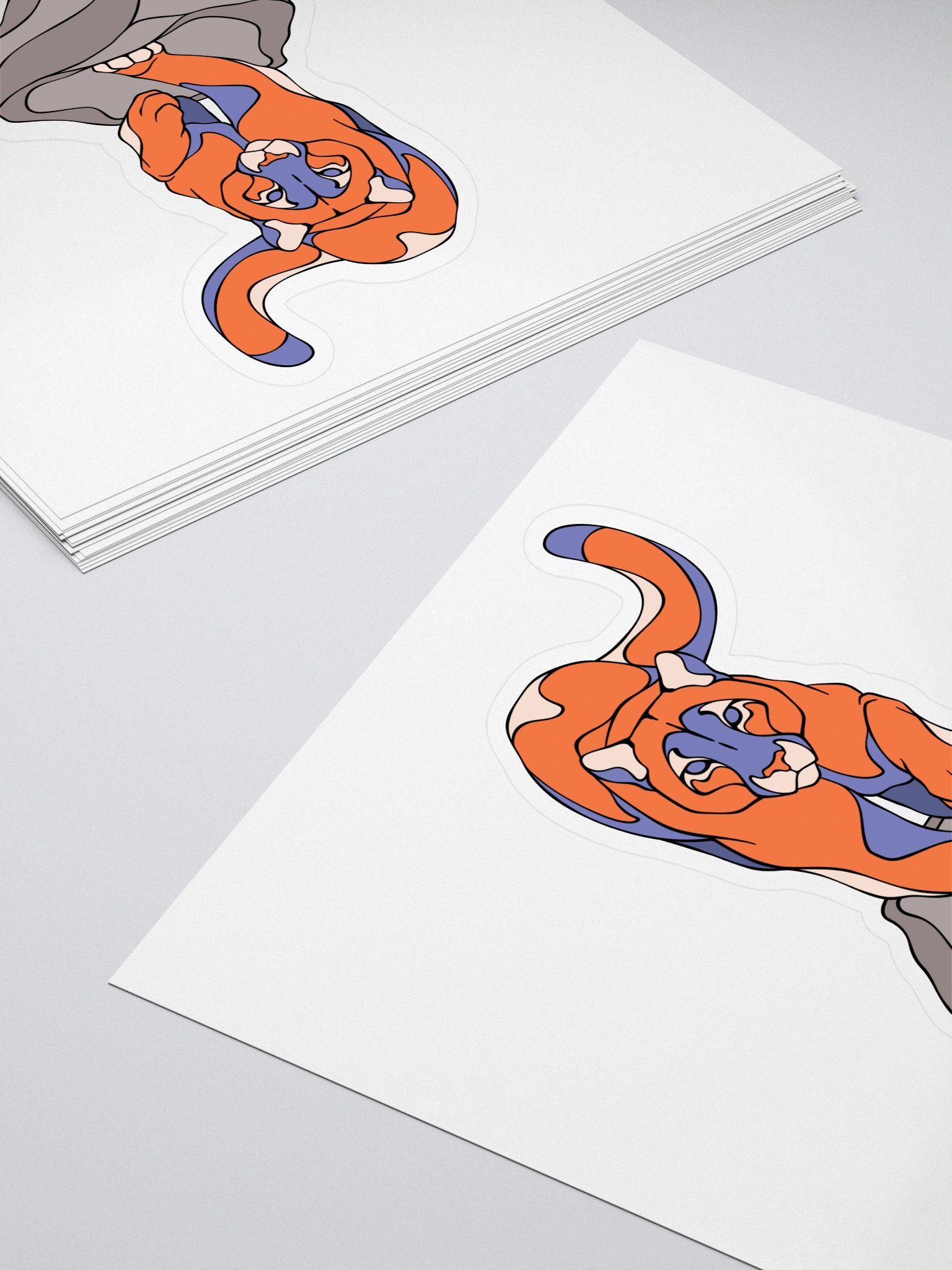 Puma's Gaze - Large Kiss Cut Sticker product image (4)