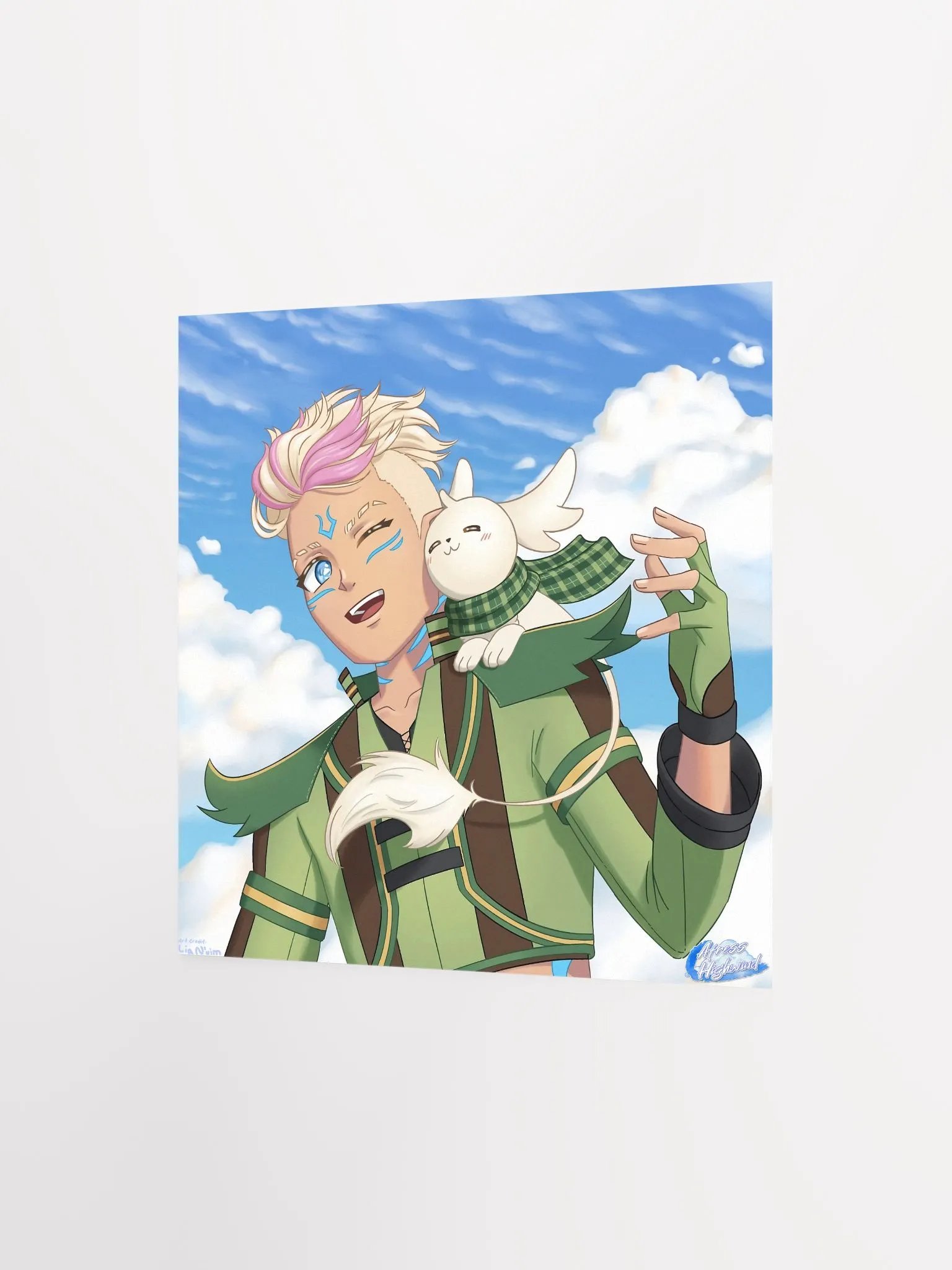 'Inseperable Duo' Square Matte Poster product image (6)