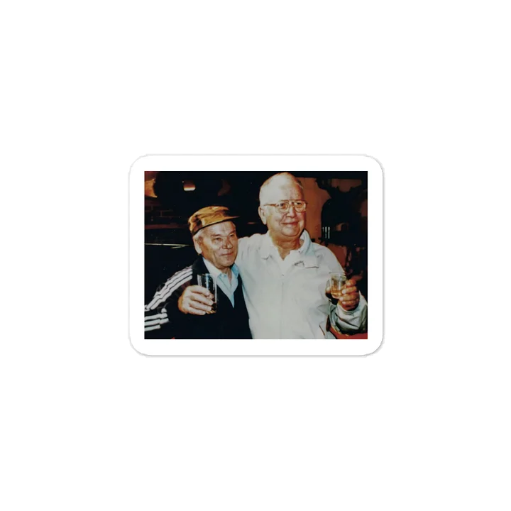 EUGENE STONER AND MIKHAIL KALASHNIKOV STICKER product image (1)