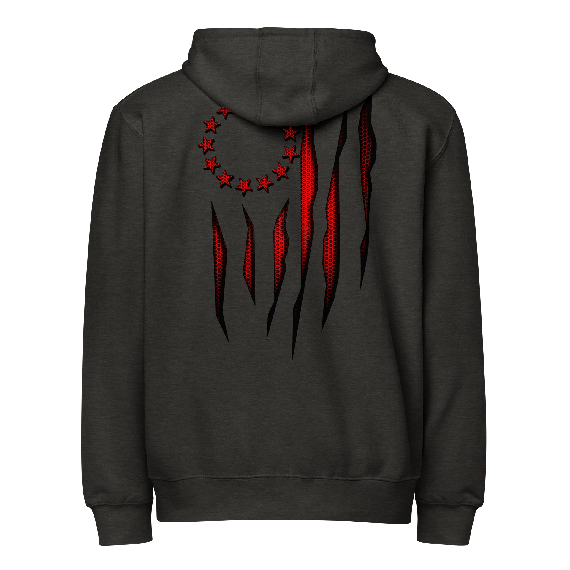 Red Carbon Onyx Zip Hoodie product image (3)