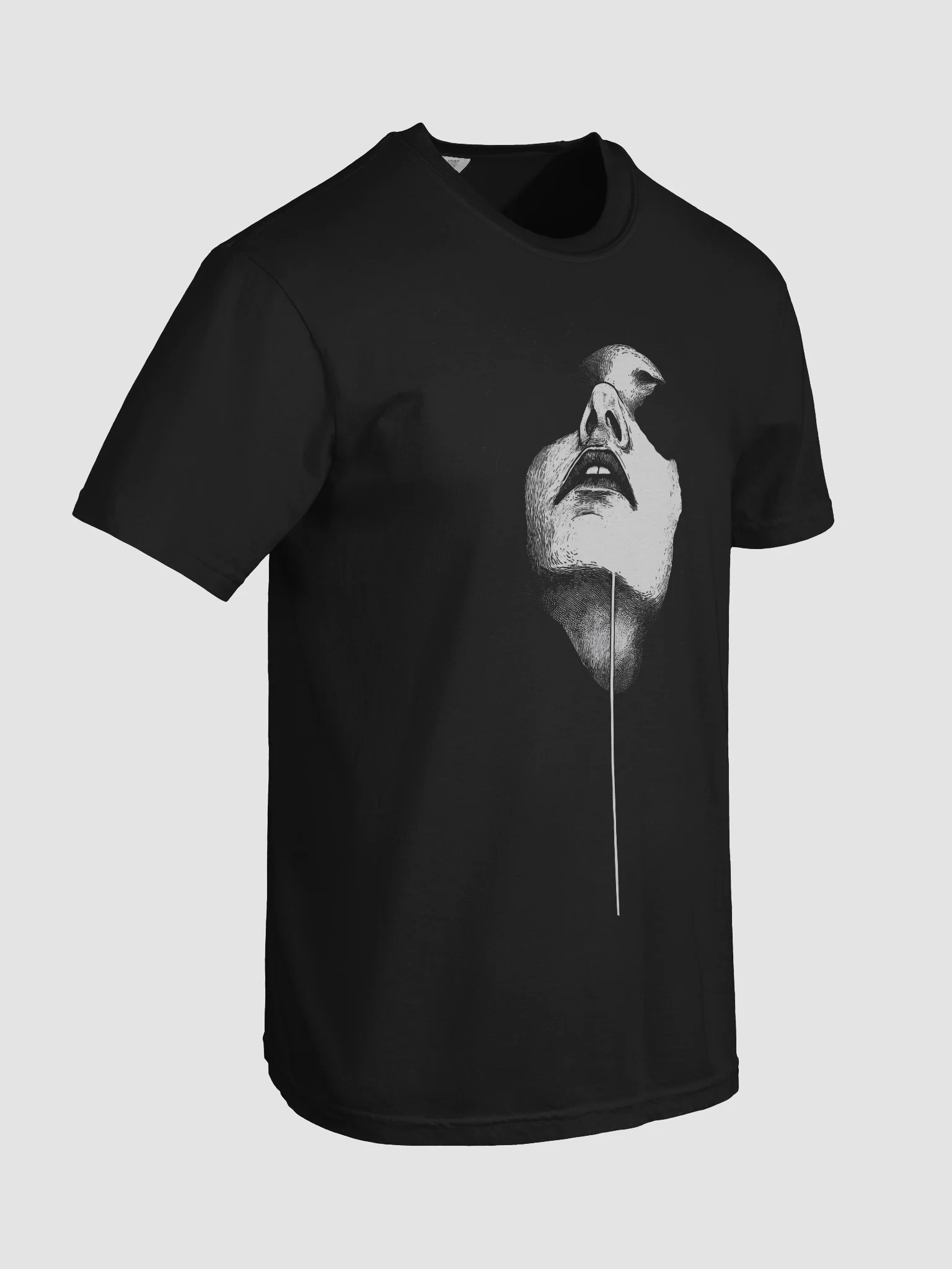 Drip Hand Sigil Black Short-Sleeve Graphic T-Shirt product image (8)