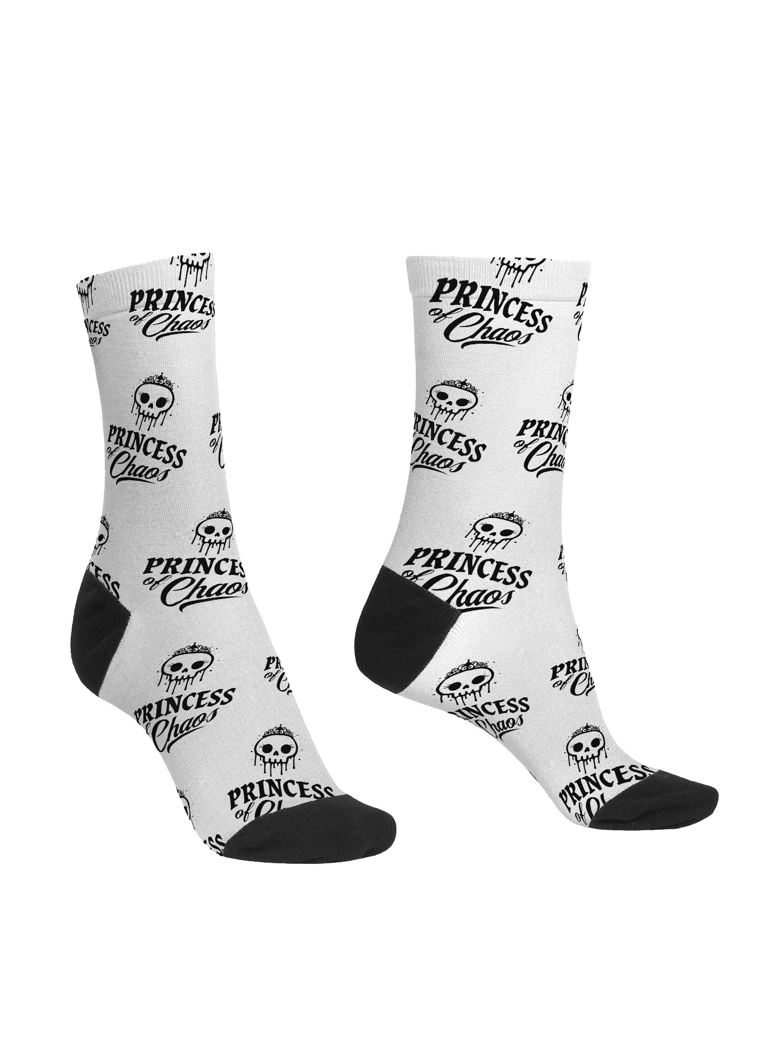 Princess of Chaos Skull Socks product image (3)