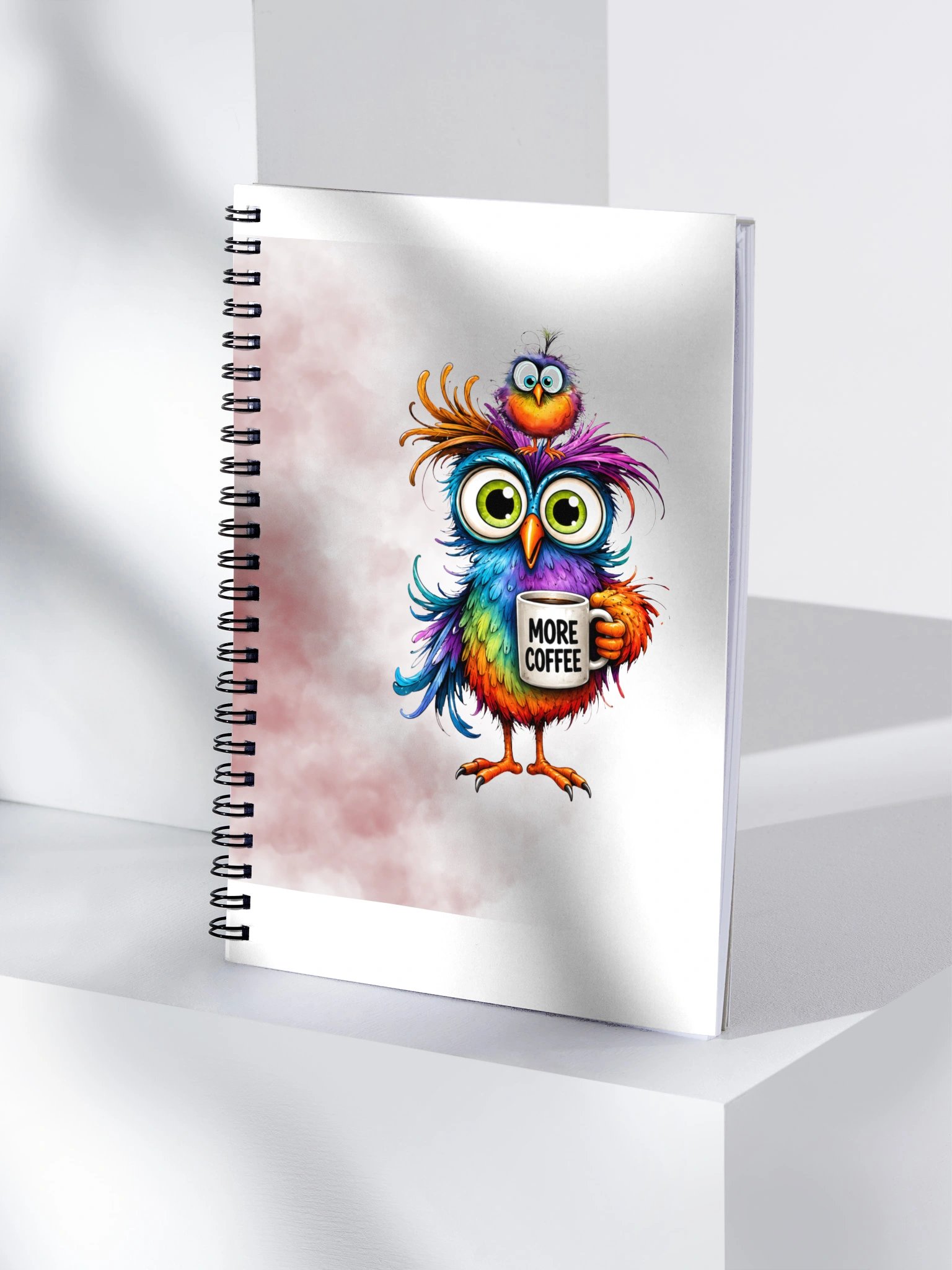 More Coffee Owl Spiral Journal product image (4)