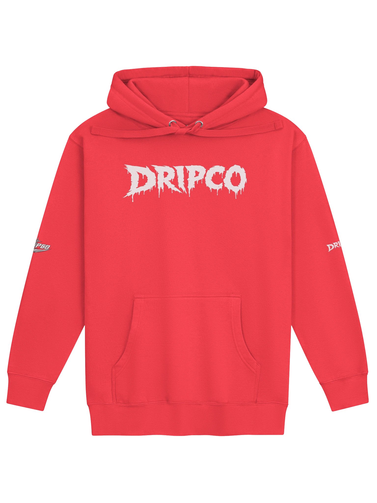 DRIPCO Dripping White Letter Hoodie product image (5)