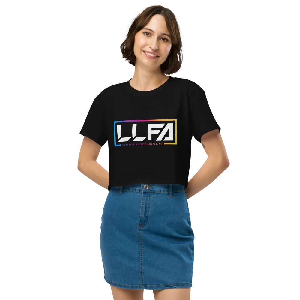 LLFA Logo Premium Crop T-Shirt - Black product image (3)