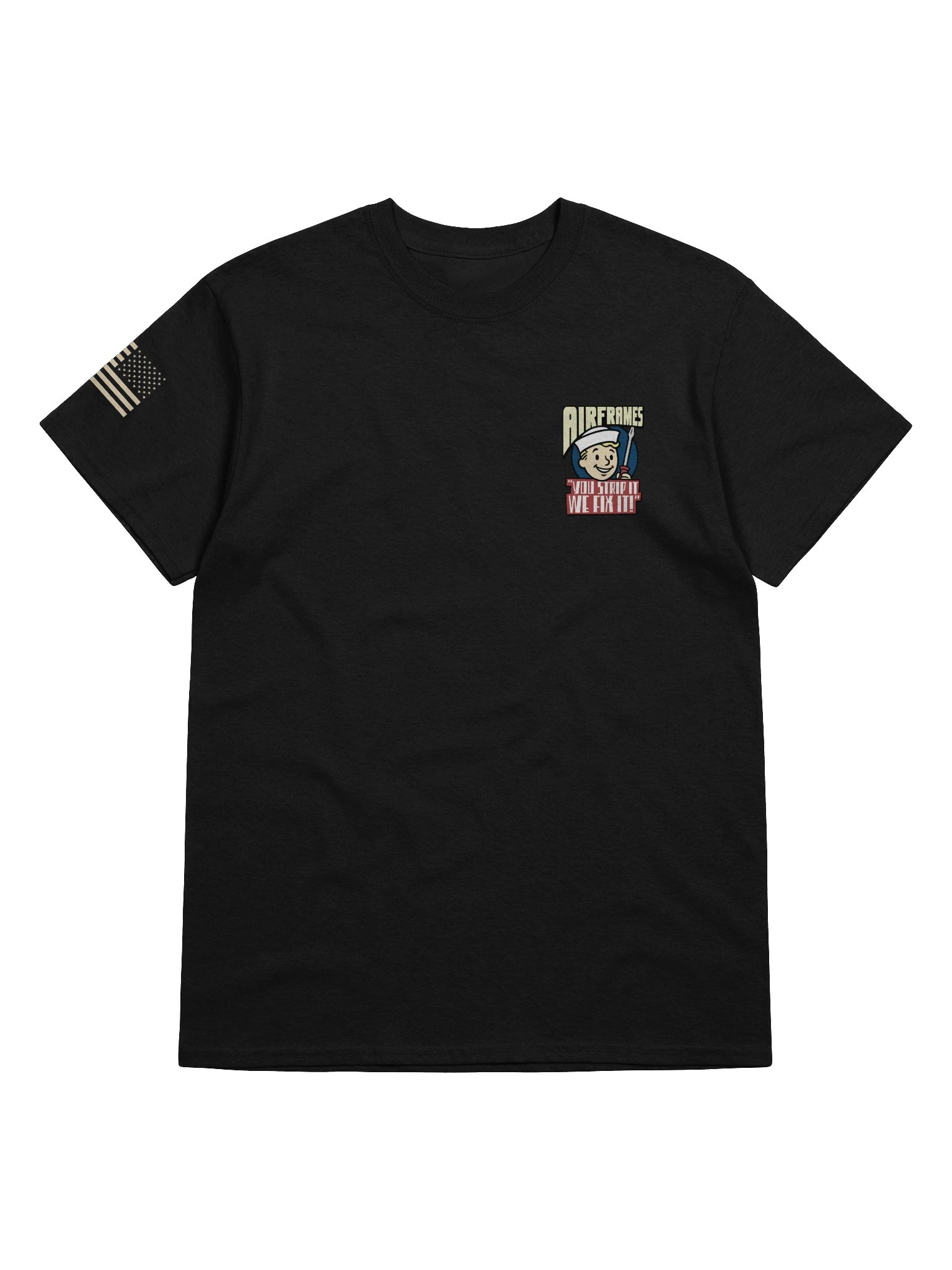 "AIRFRAMES: Strip it" Work Shirt product image (2)