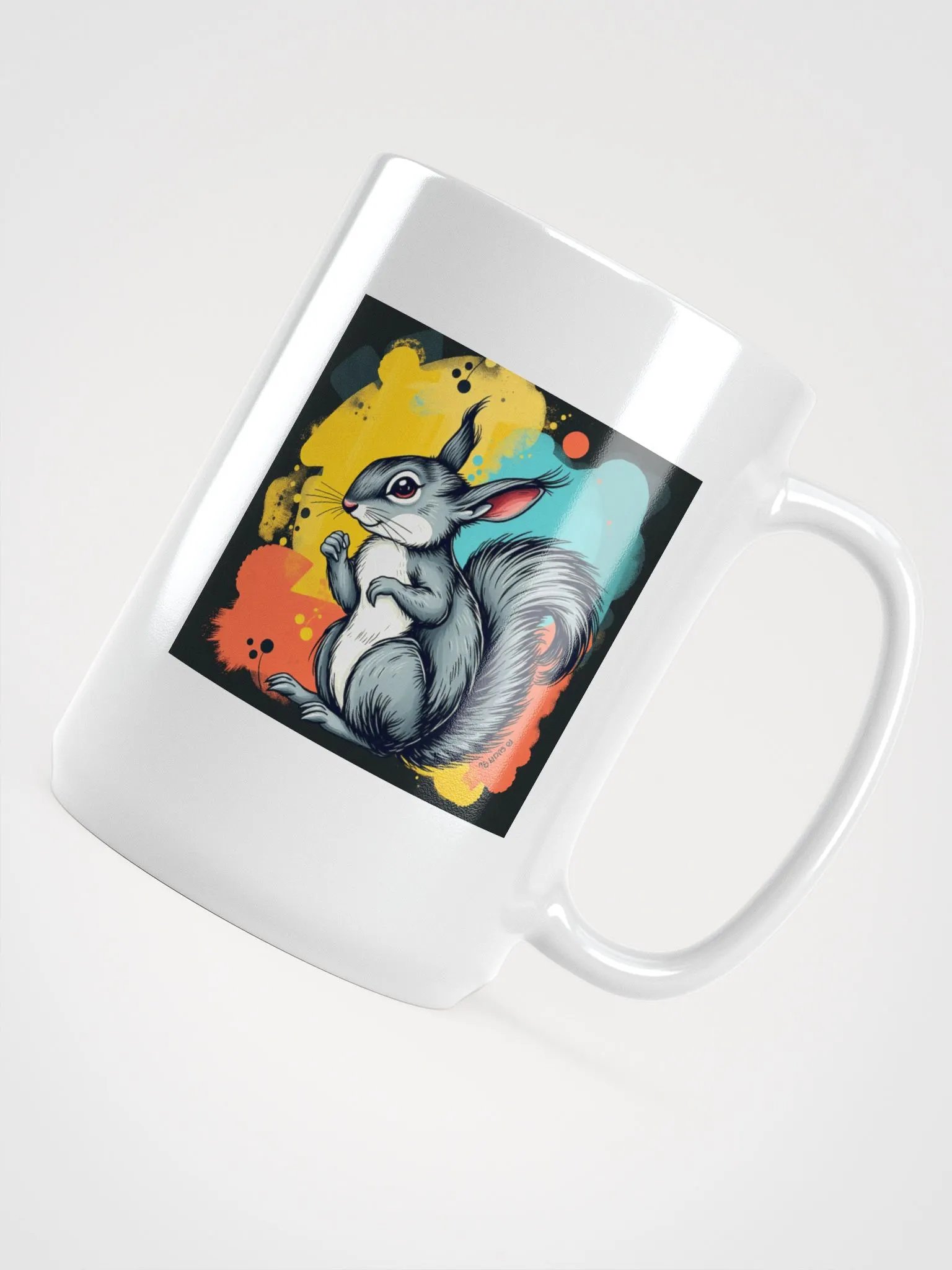 Vibrant Squirrel Cartoon Mug product image (4)