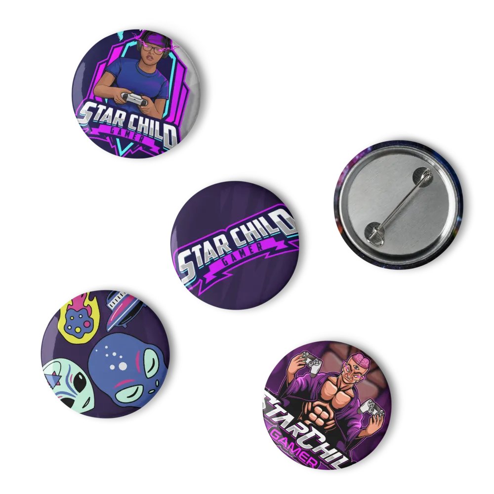 Star Child Gamer Button Set product image (4)