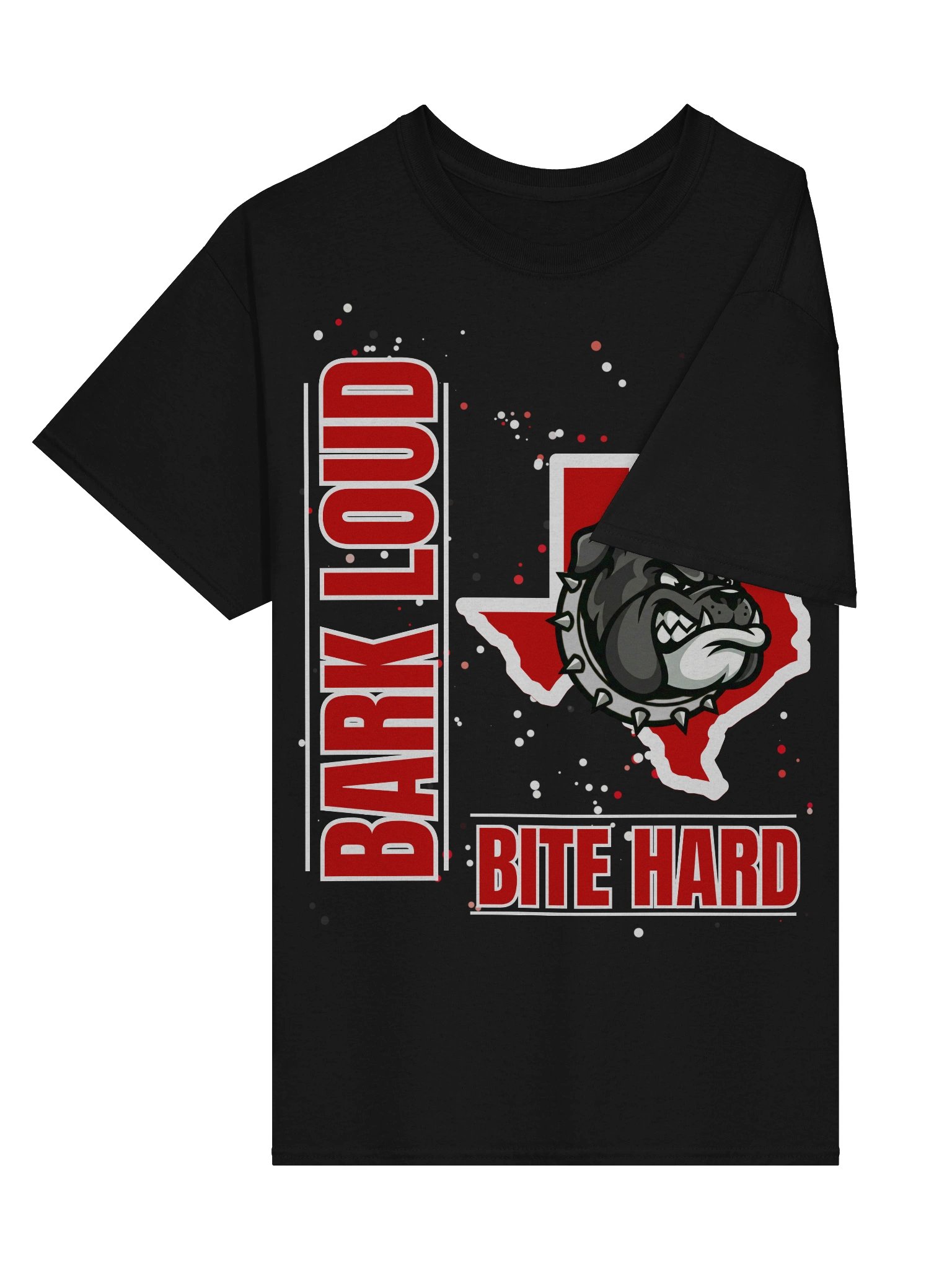 Bark Loud Spirit Tee - White on Red [READ DESCRIPTION FOR CUSTOMIZATION] product image (21)