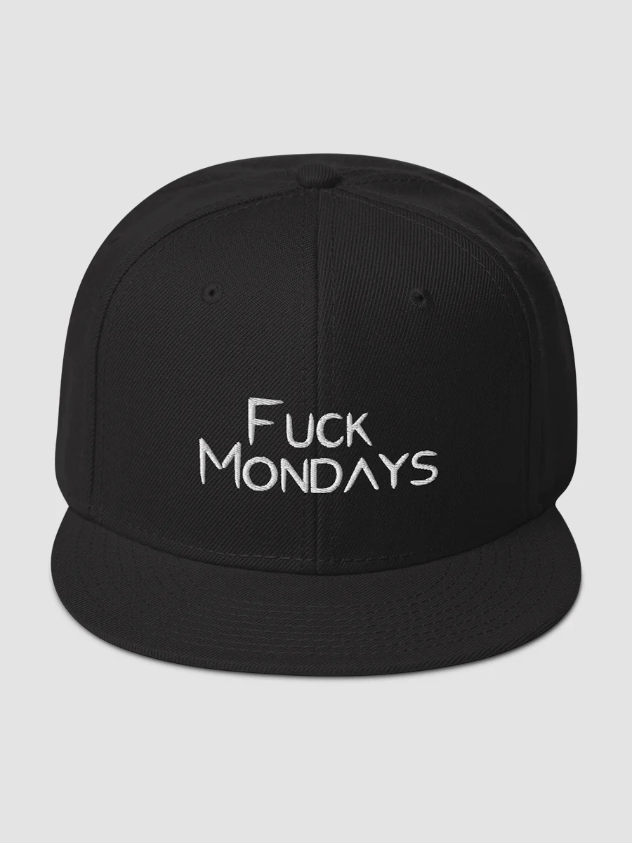 Fuck Mondays Snapback Hat - Otto Cap 125-978 product image (1)