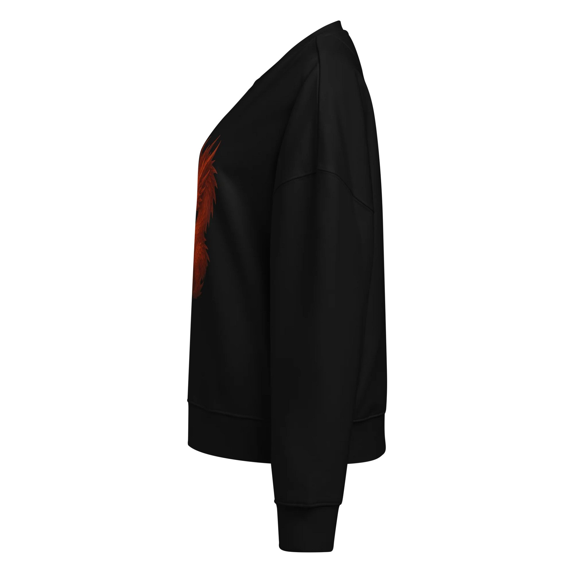 🔴100% Organic Cotton - Red Dragon – Flamekeeper's Creed Sweater product image (4)