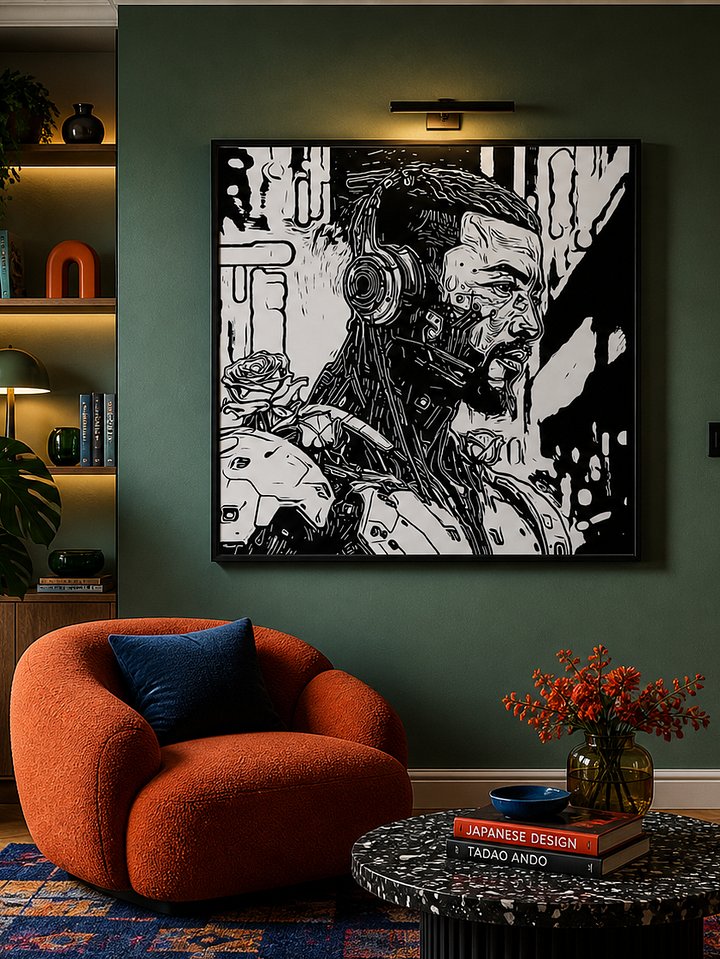 Cyber Serenity Wallart - Canvas Wallart product image (1)