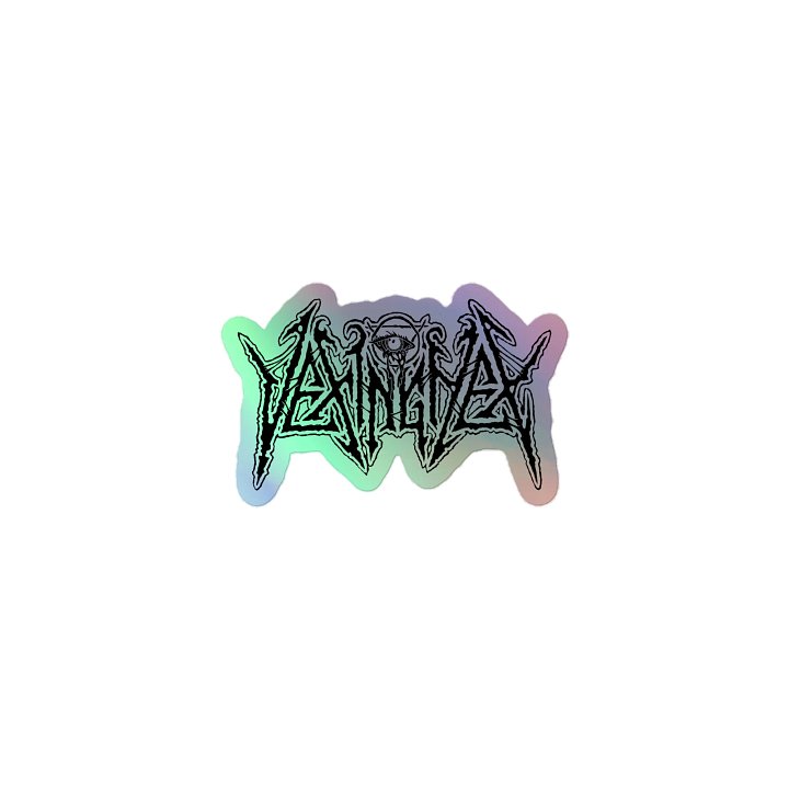 Necro Logo Kiss-Cut Holographic Sticker product image (1)