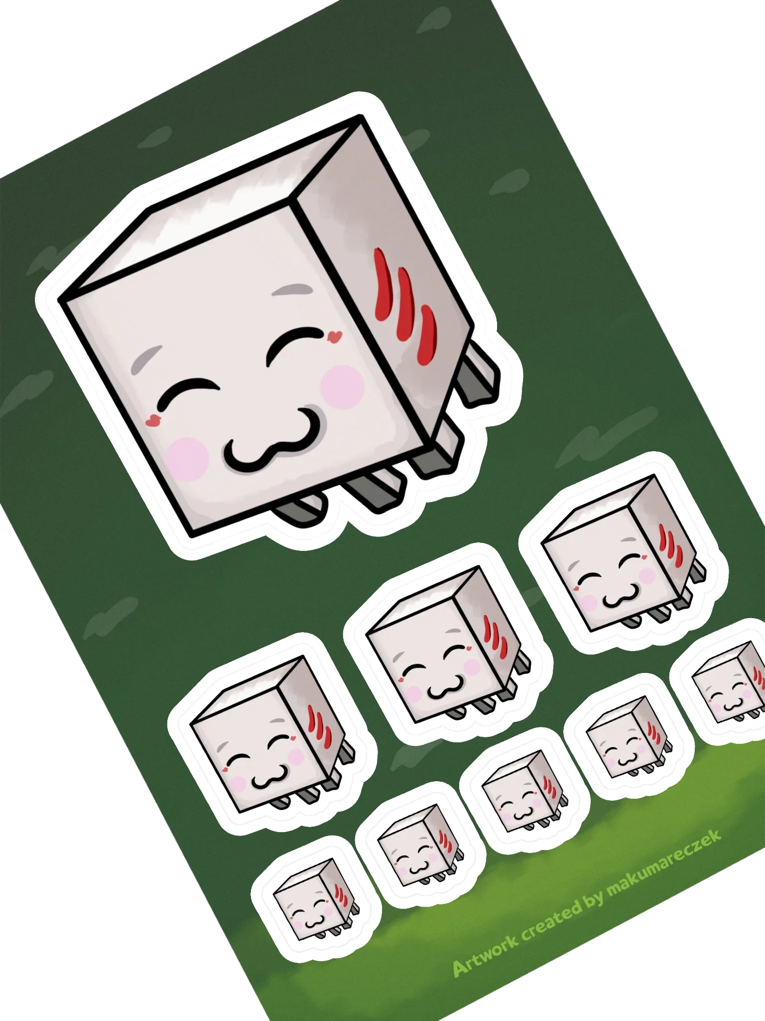 Happy Ghast - Kiss Cut Sticker Sheet product image (2)