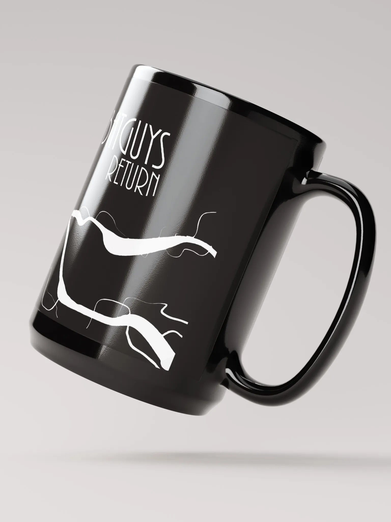 Lightning Mug (15oz - black) product image (2)