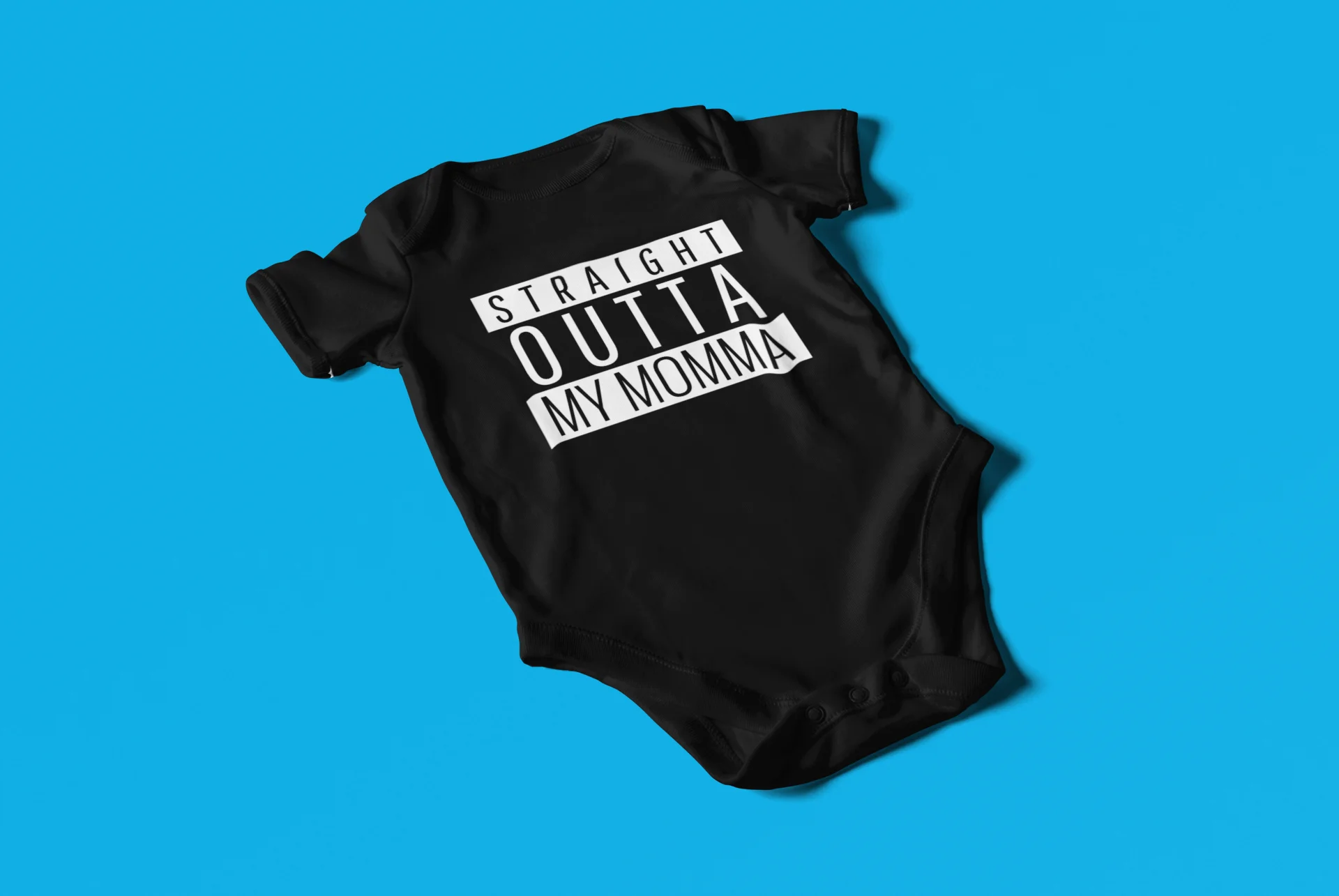 Straight Outta My Momma - Baby Bodysuit Onesies for Boys and Girls product image (2)
