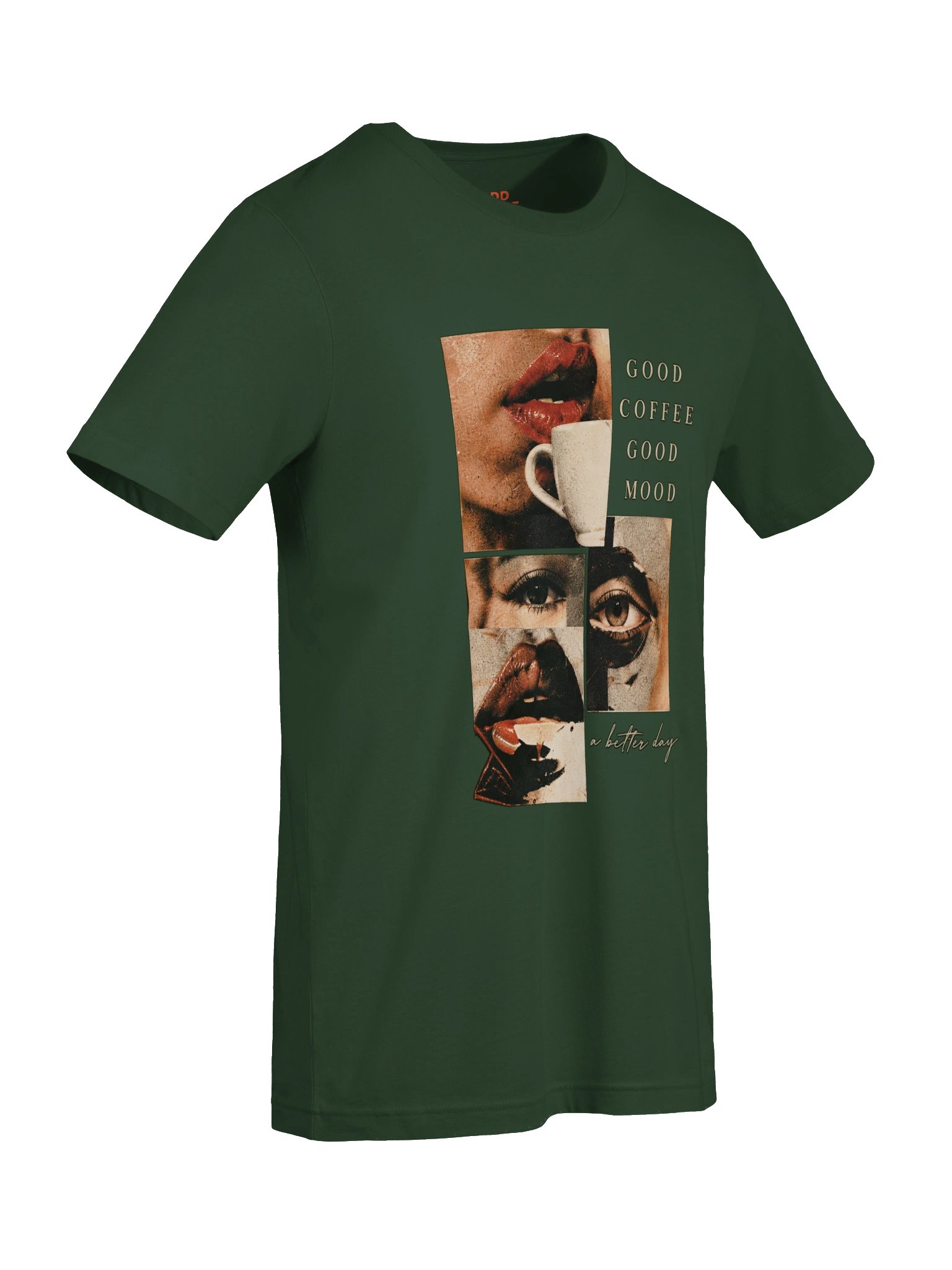 GOOD COFFEE, GOOD MOOD - Vintage Coffee Collage Art T-Shirt product image (9)