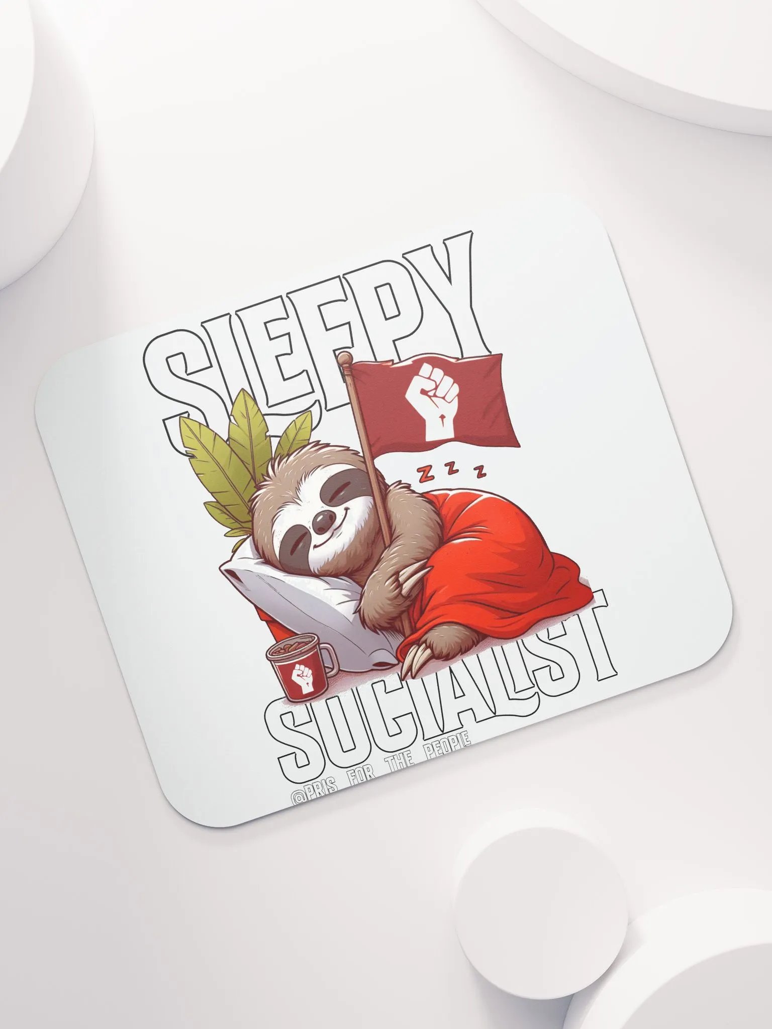 Pris - Sleepy Socialist Mousepad product image (7)