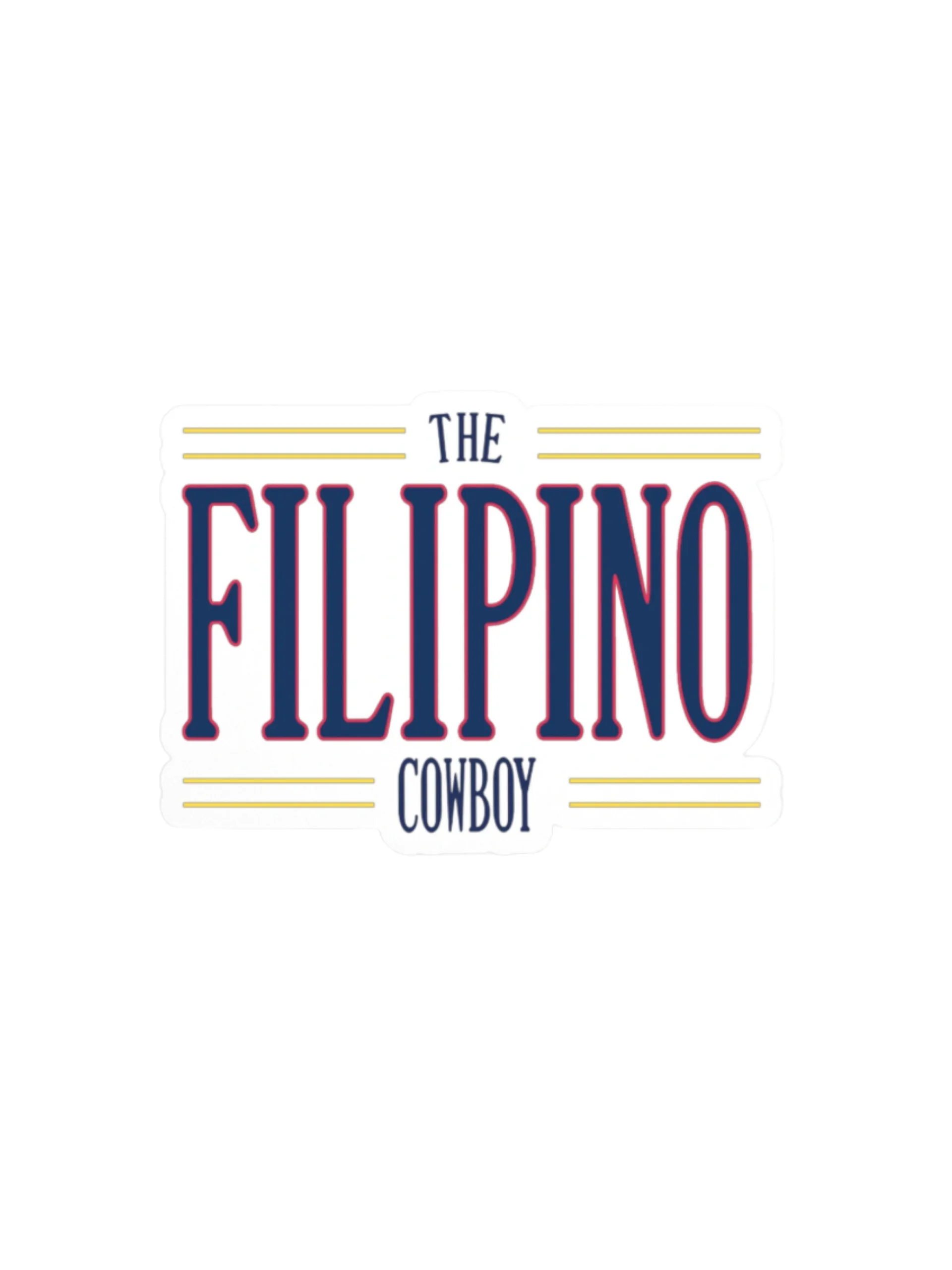 "The Filipino Cowboy" Stickers product image (9)