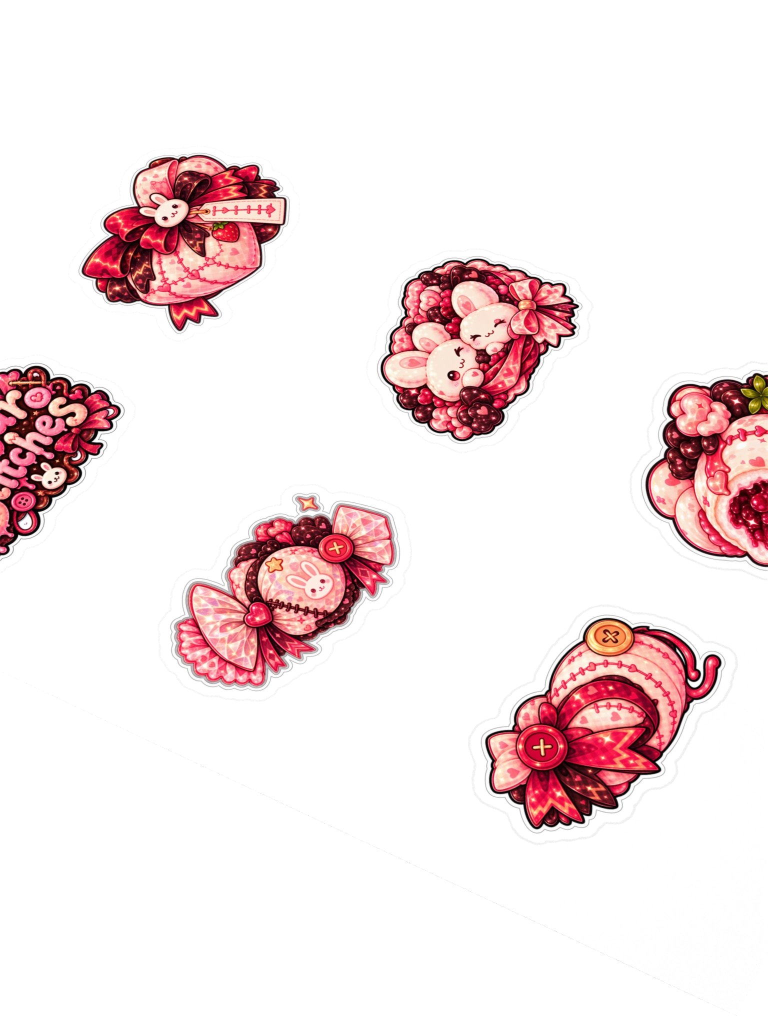 The AFK Cafe™ Sugar Stitches | 6-Piece Sticker Pack Vol. 4 product image (2)