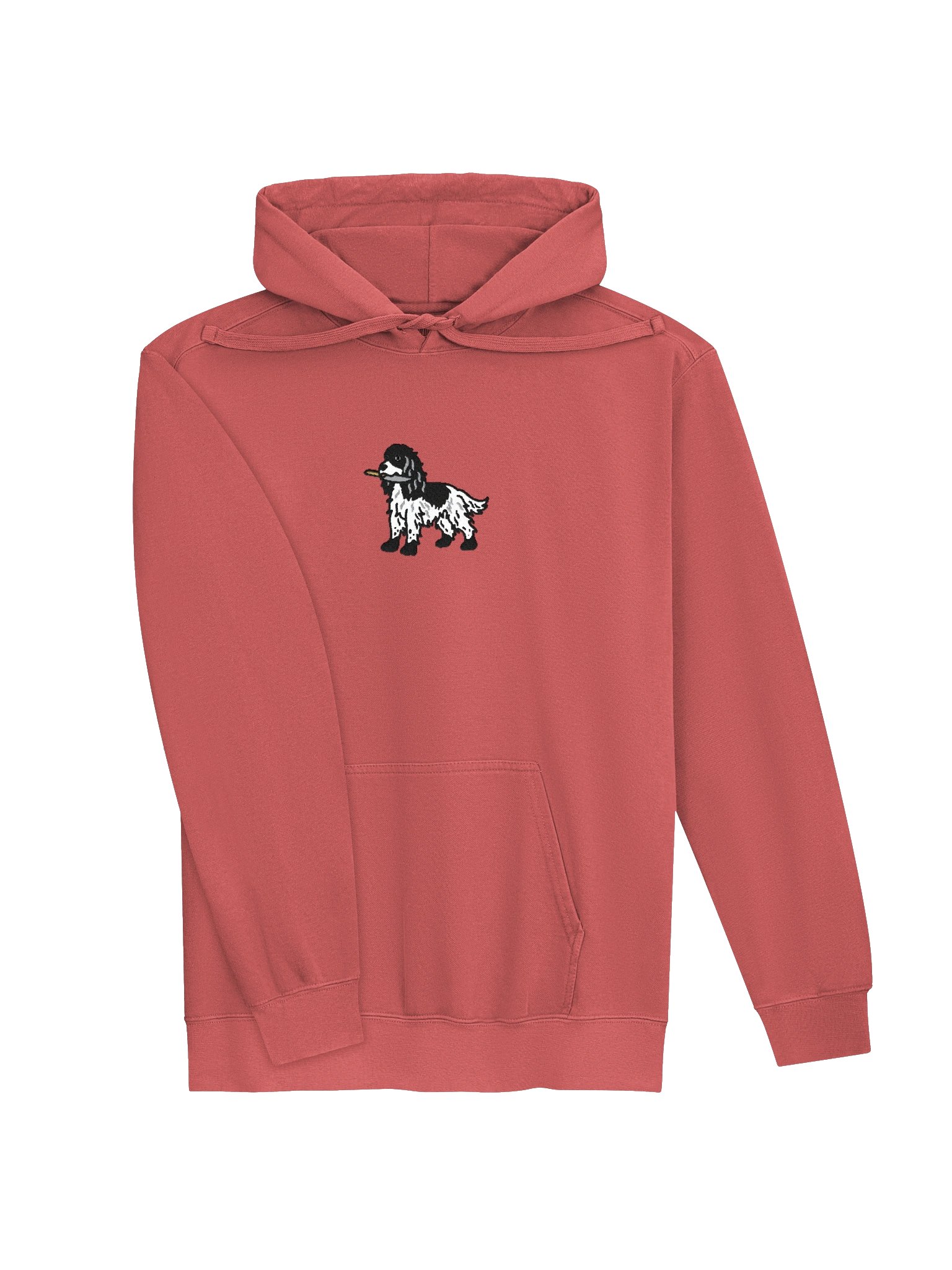 Funny Chibi-Style English Cocker Spaniel(Blue Roan) Embroidered Premium Hoodie product image (27)