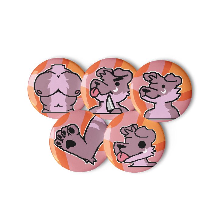 Nyx's Emote Button Pins product image (3)