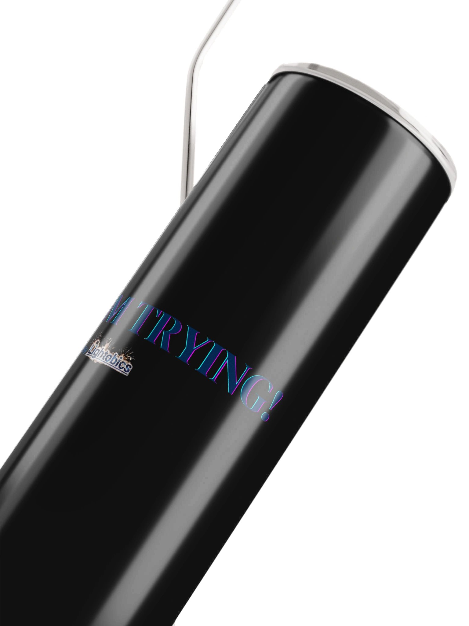 Eco-Friendly Stainless Steel Tumbler Set With "I'M TRYING!" message product image (7)