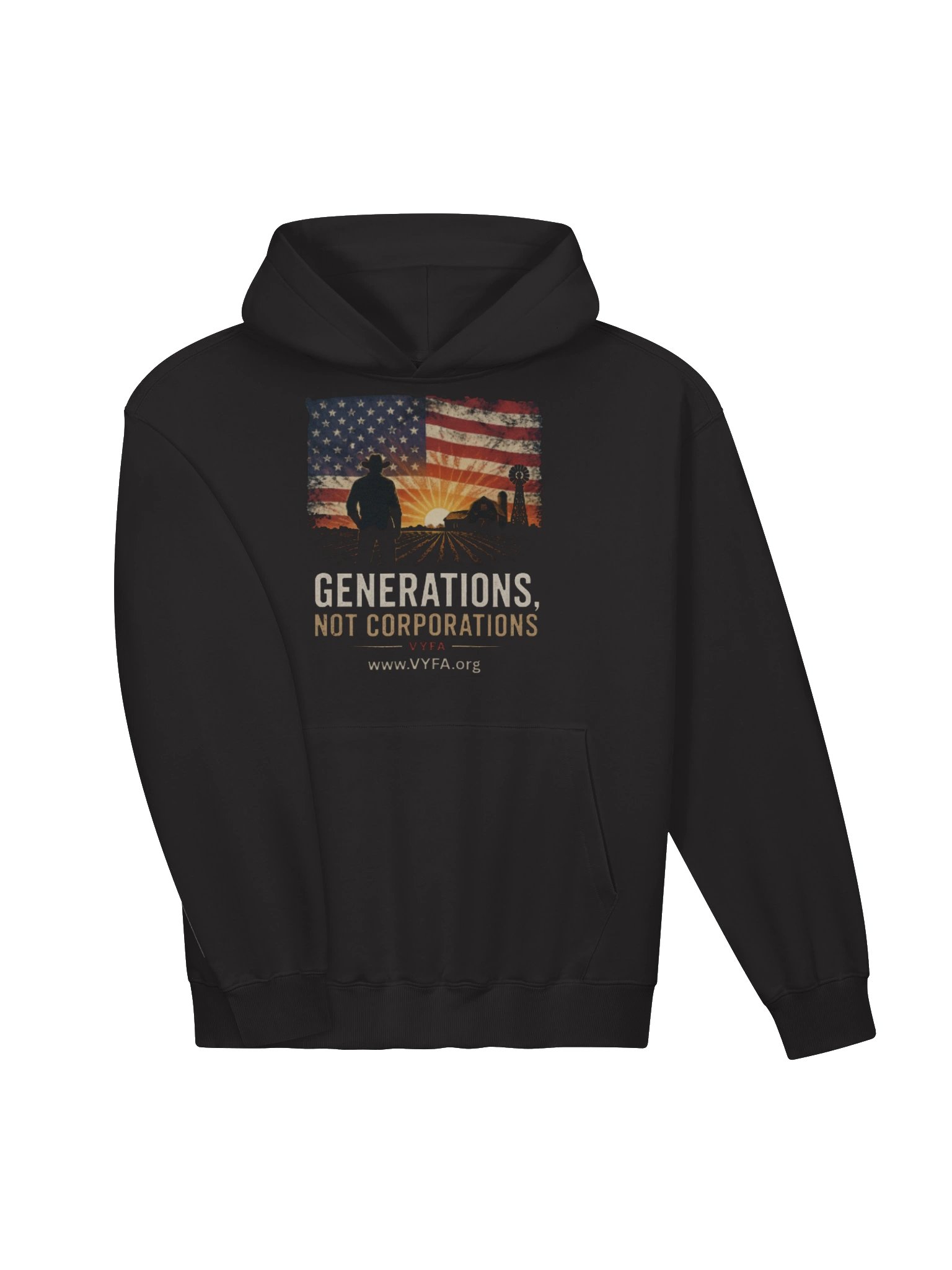 Generations Not Corporations Terry Hoodie product image (3)