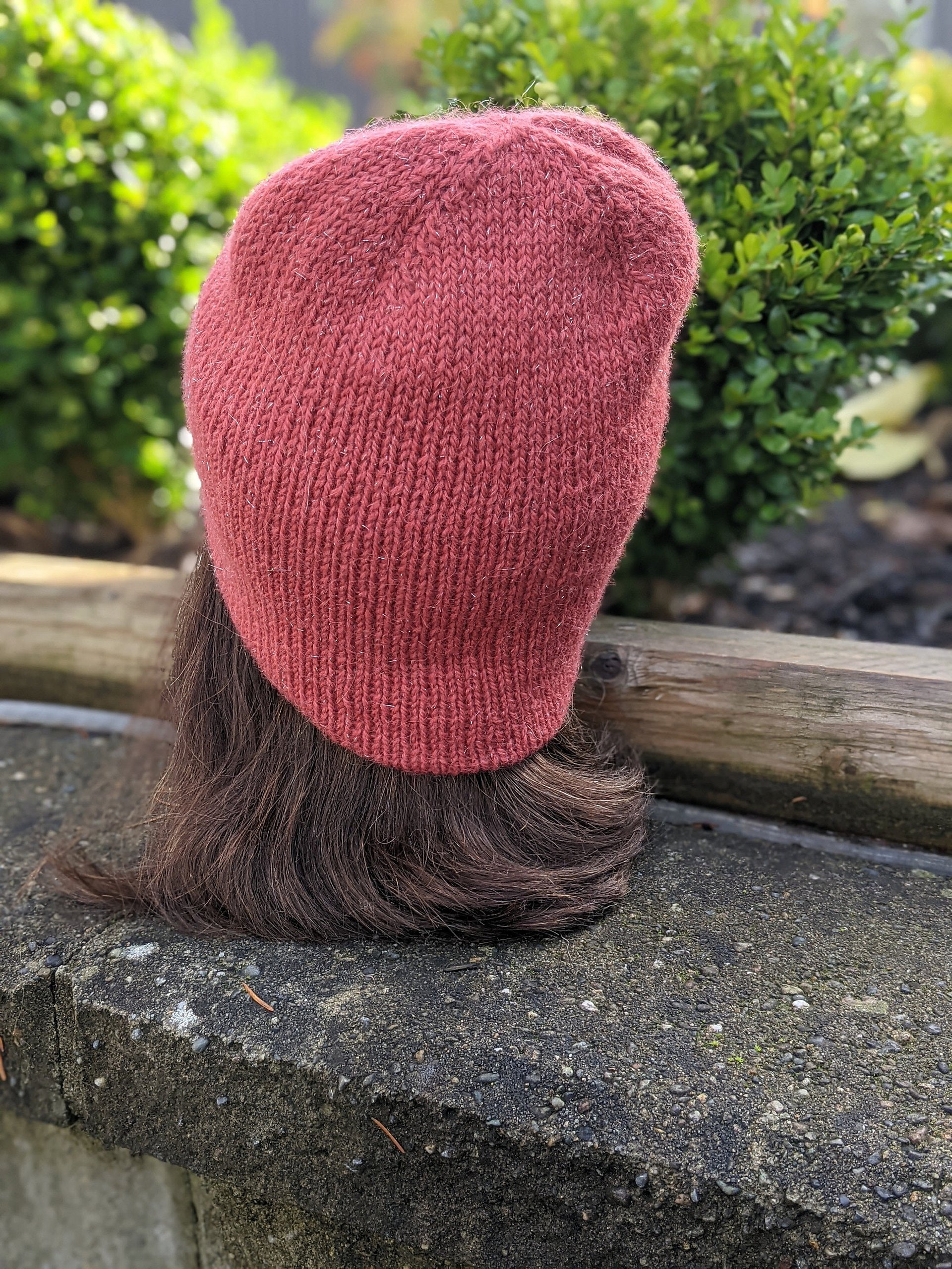 Double Layer Reversible Hat Knitting Pattern product image (8)