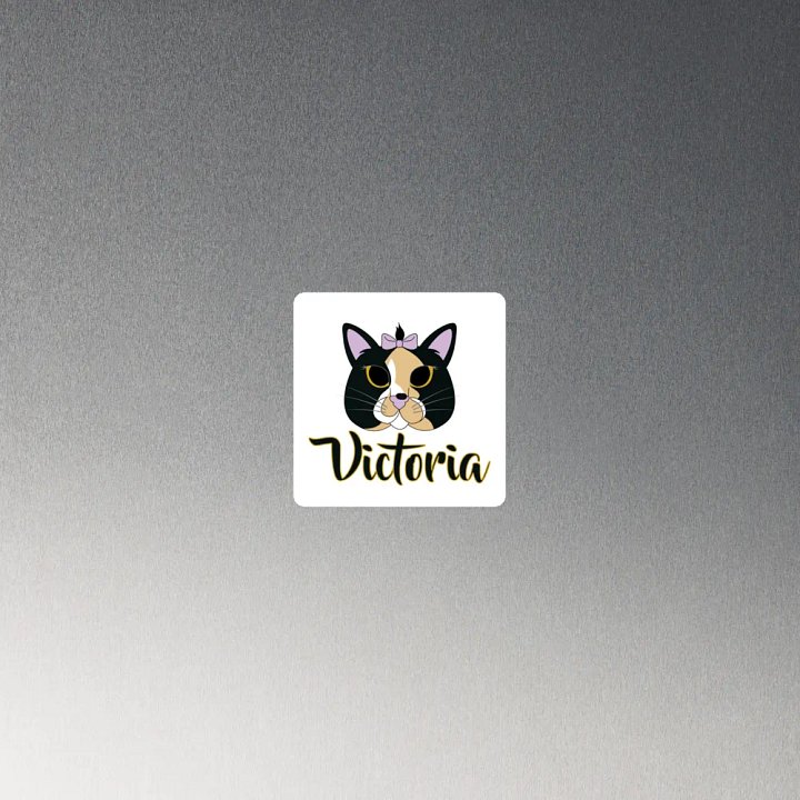 Victoria the Calico Cat Die-Cut Magnets product image (2)