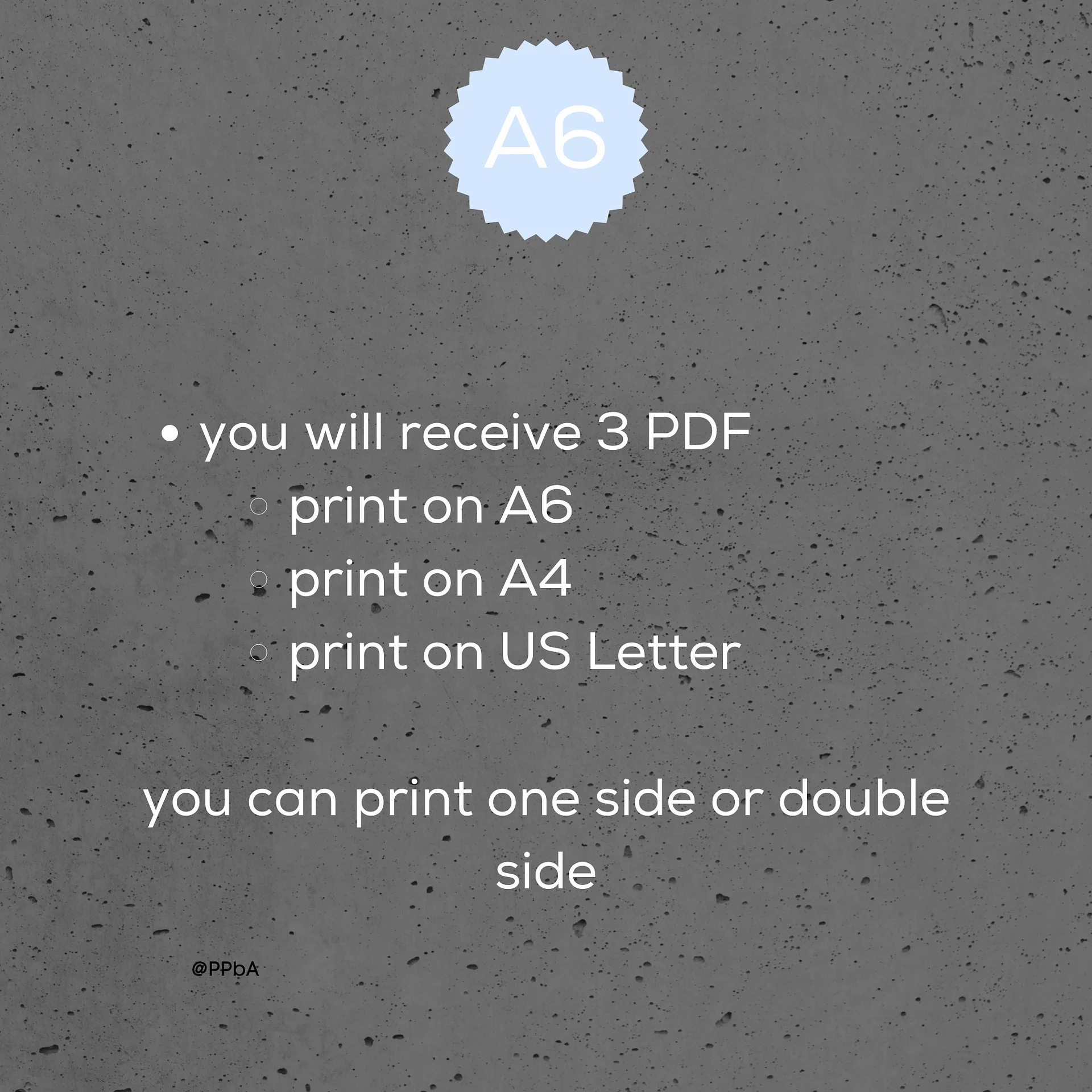 grid note pages - A6 - various grid sizes - 3.8/4/4.5/5 mm product image (4)