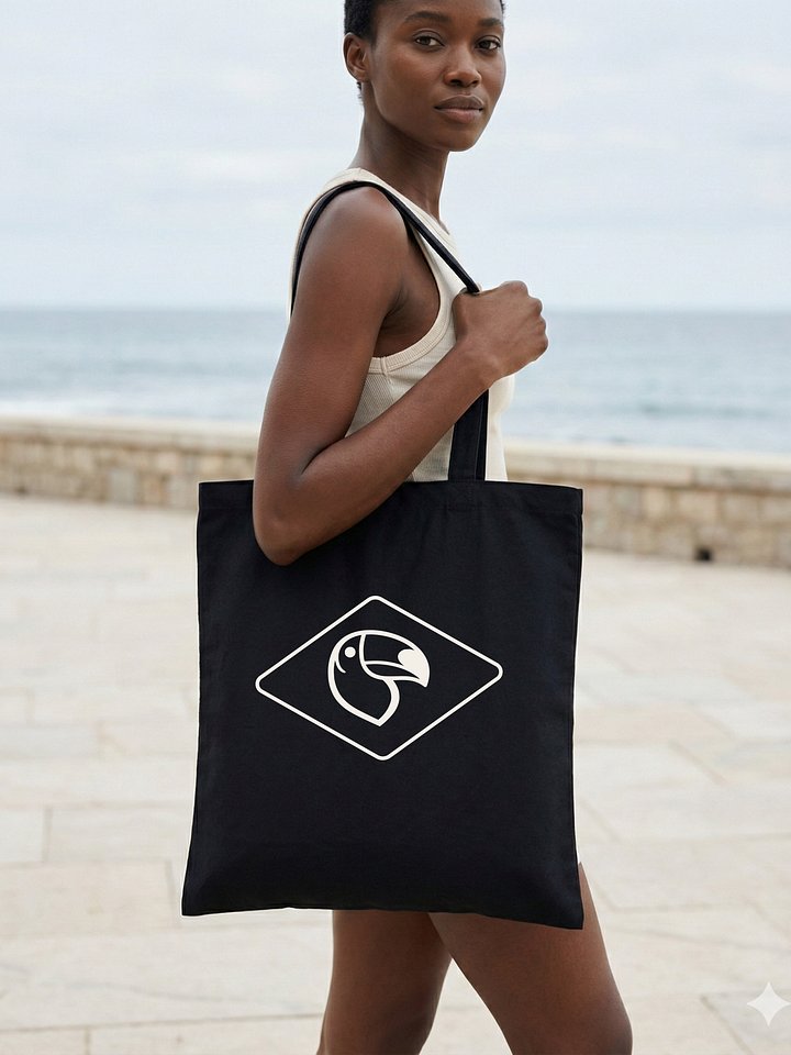Toucan Icon Tote Bag — Coastal Utility product image (2)