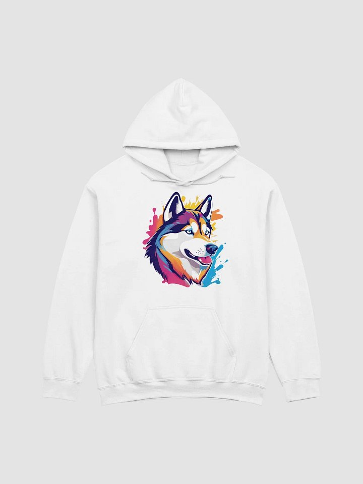 Colorful Siberian Husky Classic Hoodie product image (50)