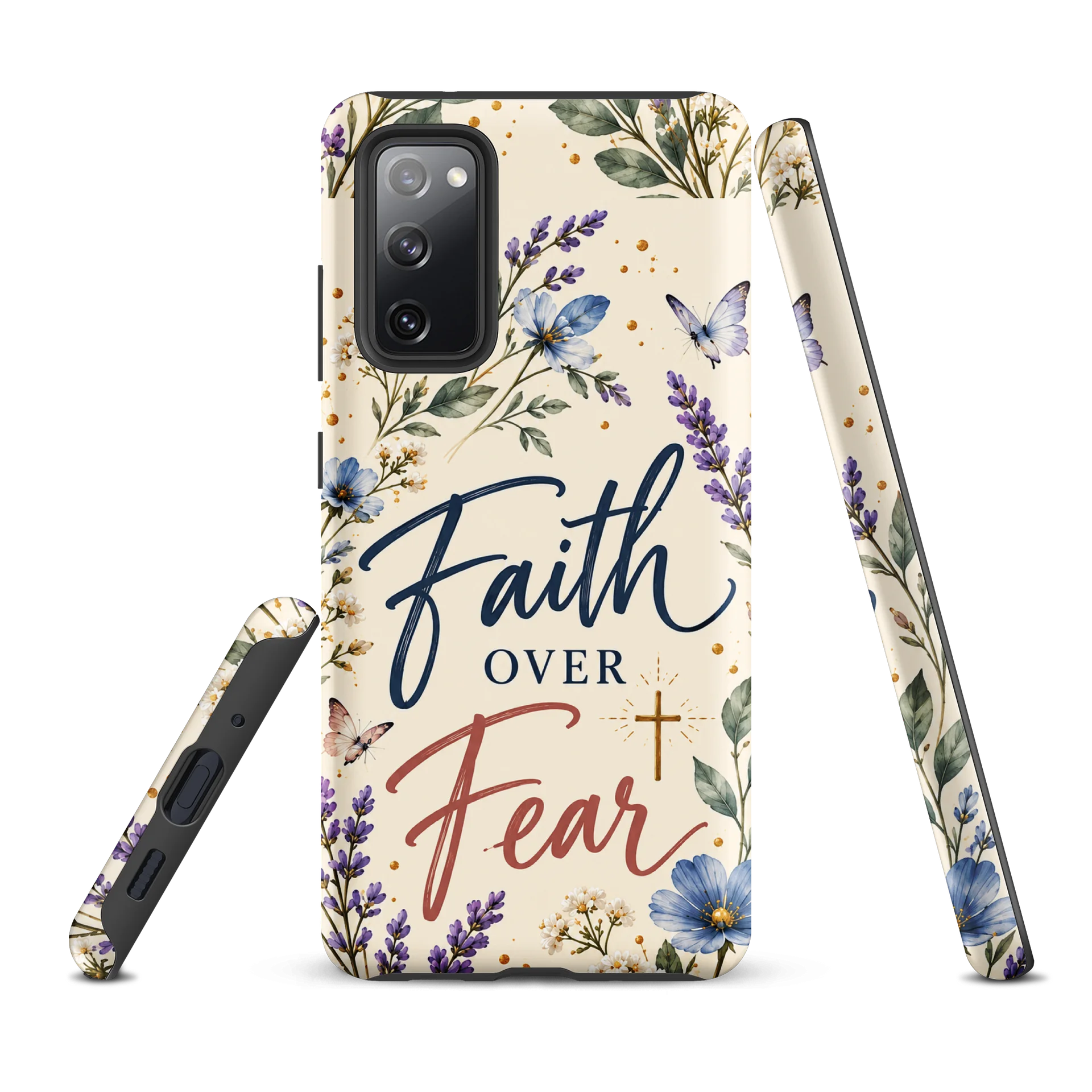 Faith Over Fear Samsung Galaxy Tough Case – Christian Matte Phone Case product image (1)