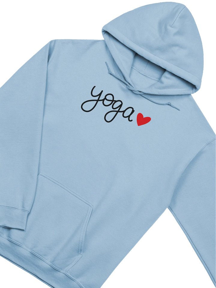 Yoga Heart Hoodie - Cozy Wear for Yoga Aficionados product image (2)